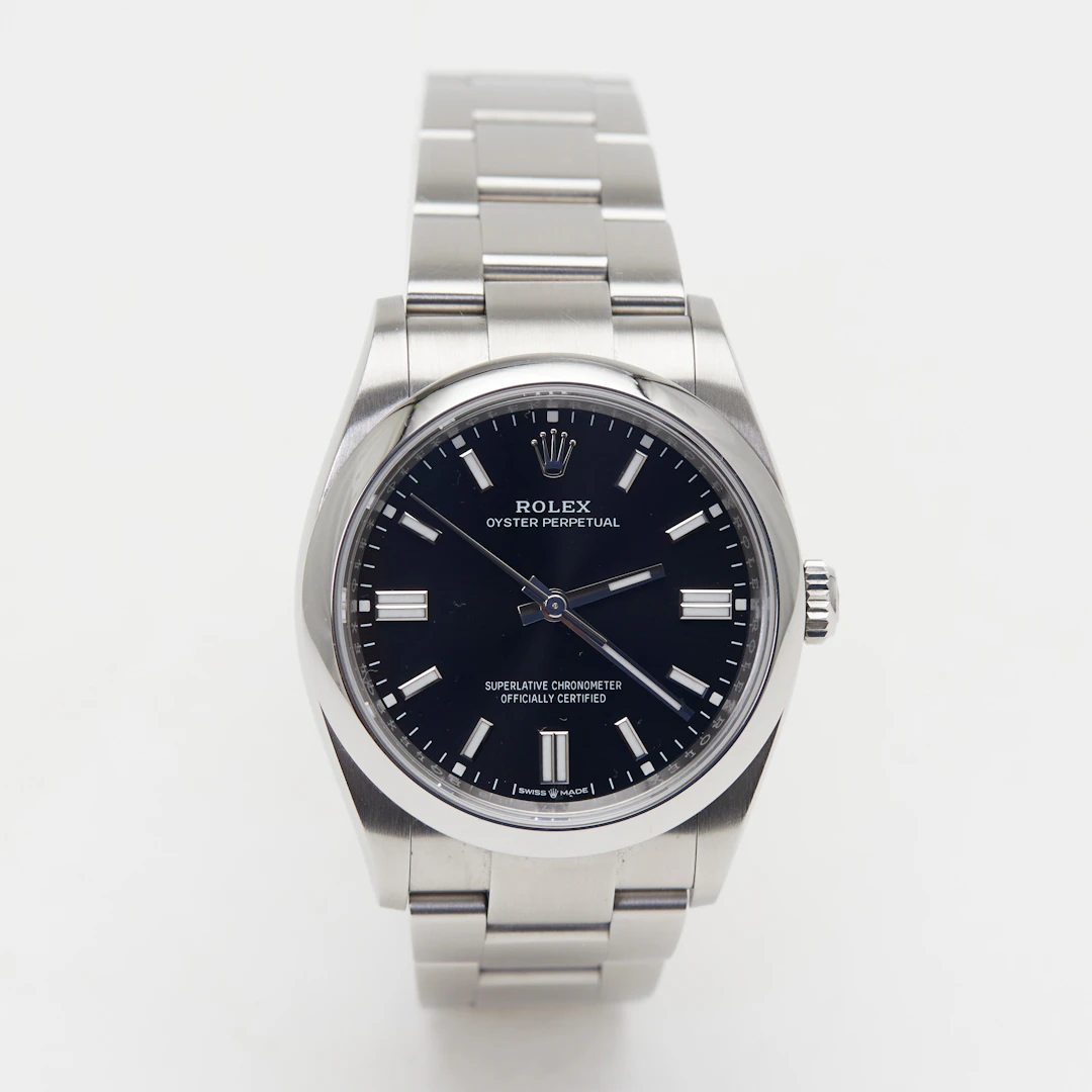 ROLEX. Armbanduhr, Oyster Perpetual, 36 mm, Ref. 126000, Edelstahl