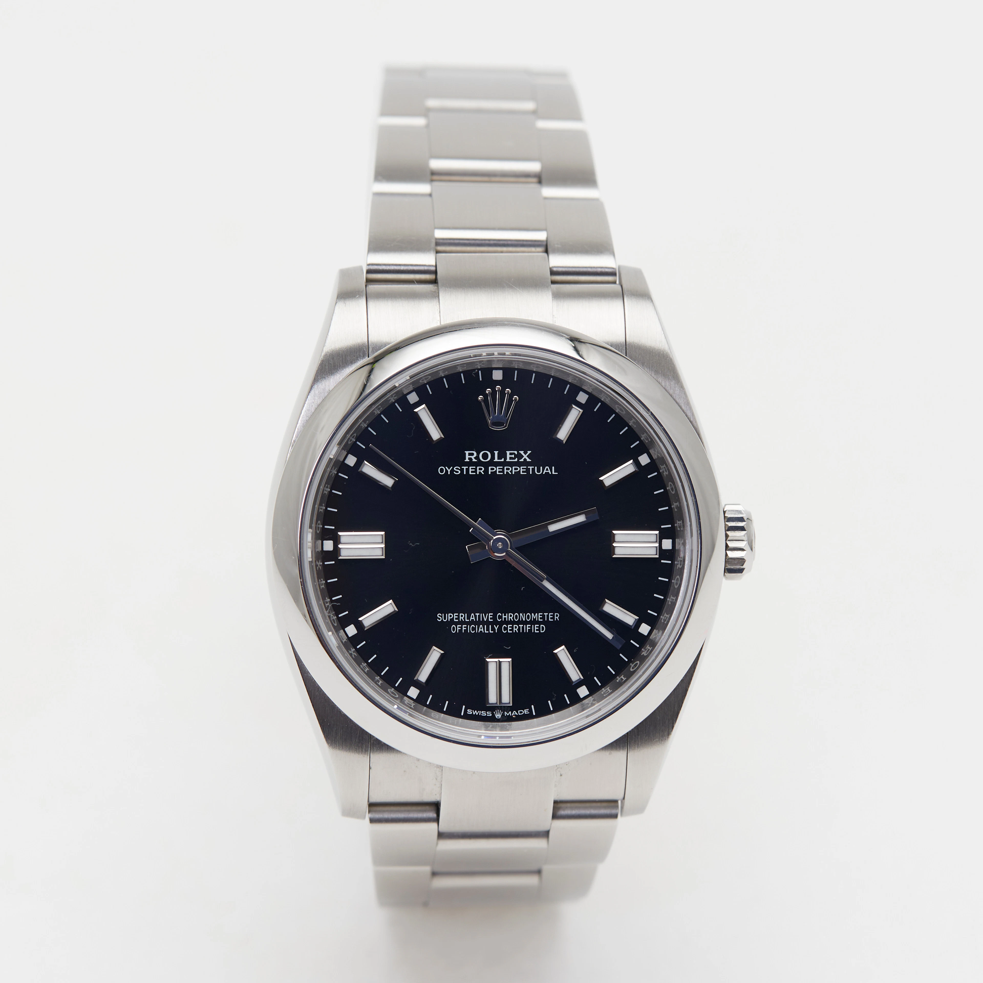 ROLEX. Armbanduhr, Oyster Perpetual, 36 mm, Ref. 126000, Edelstahl