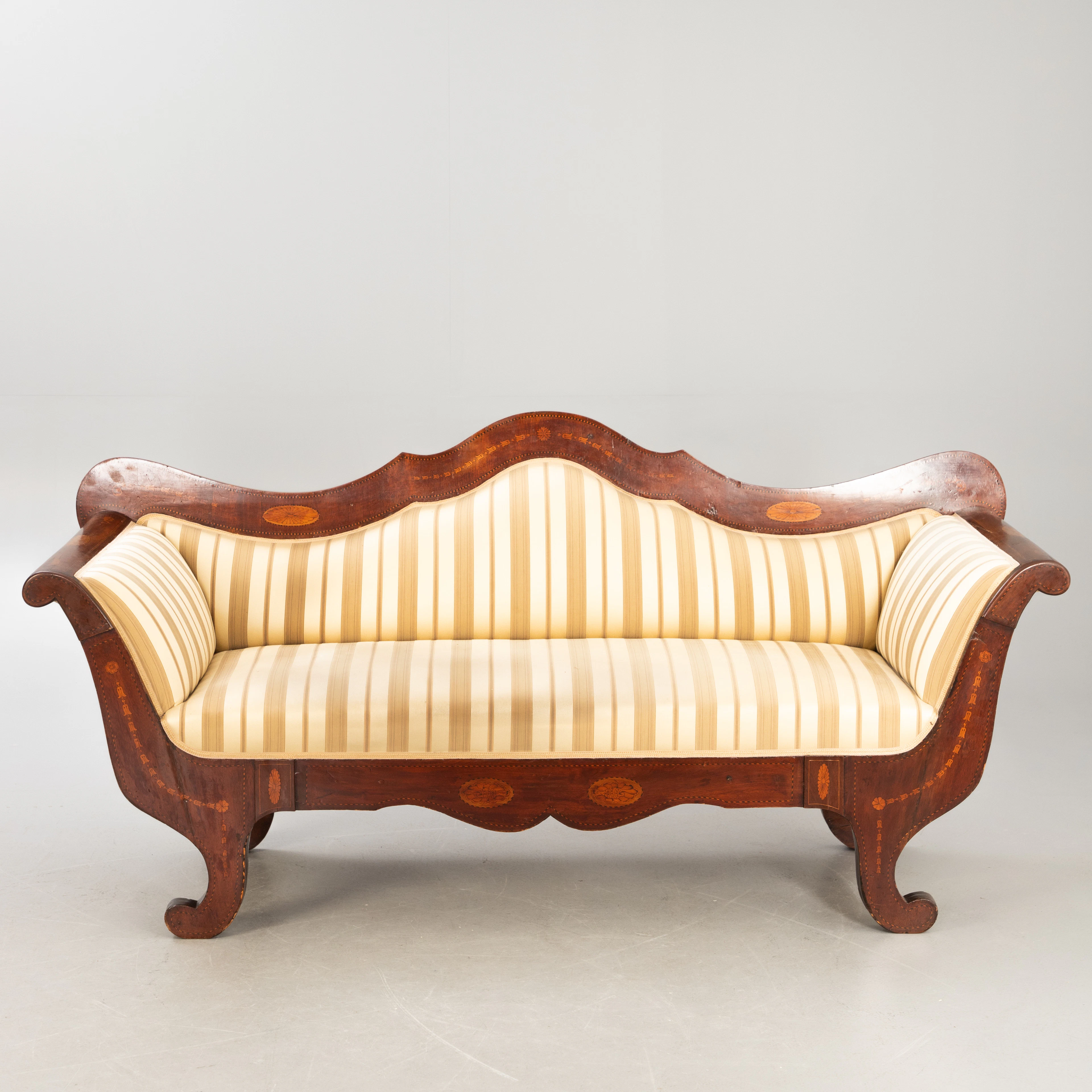 Biedermeier-Sofa, Dänemark, um 1830.