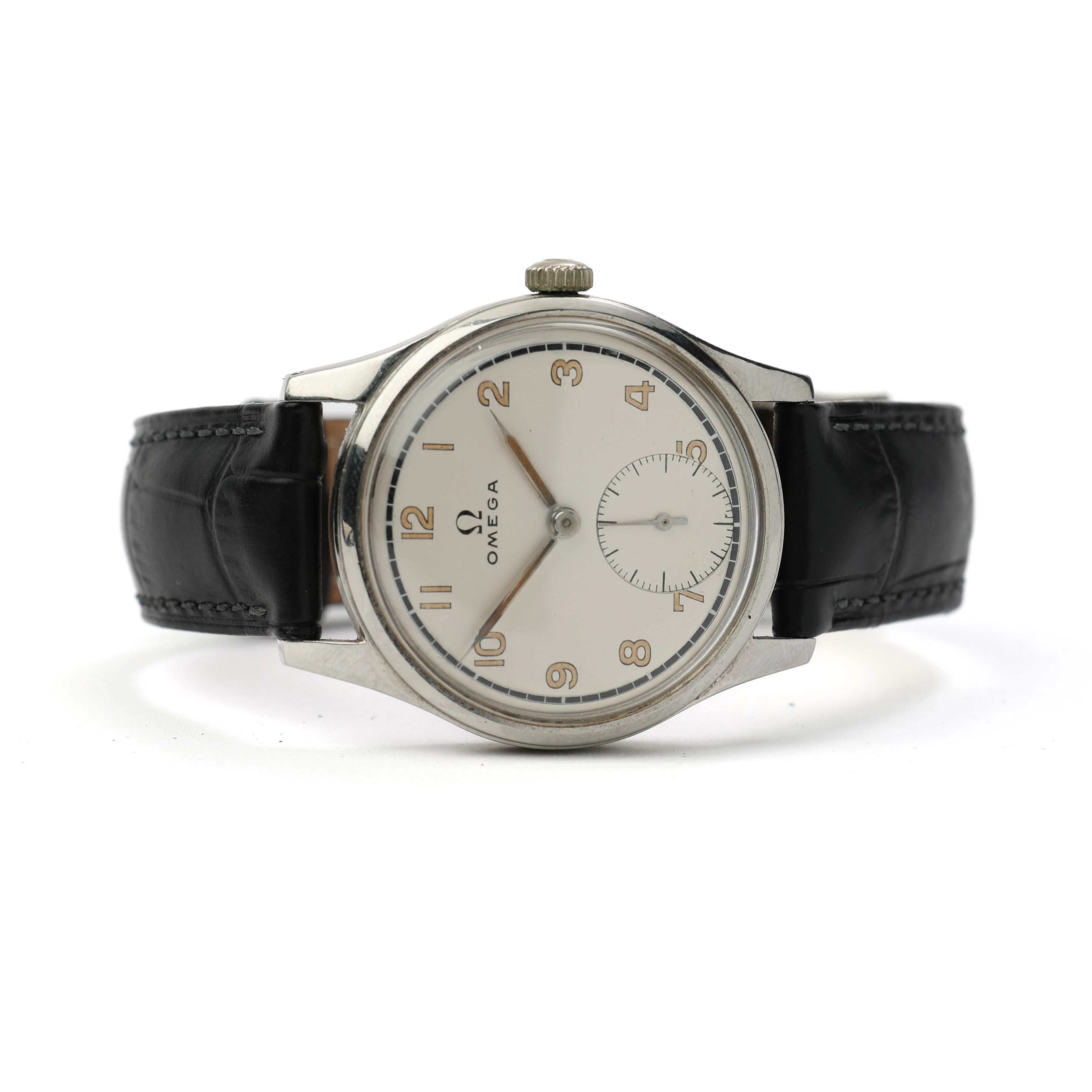 OMEGA, Suverän, armbandsur, 34,5 mm, stål, ca 1944.