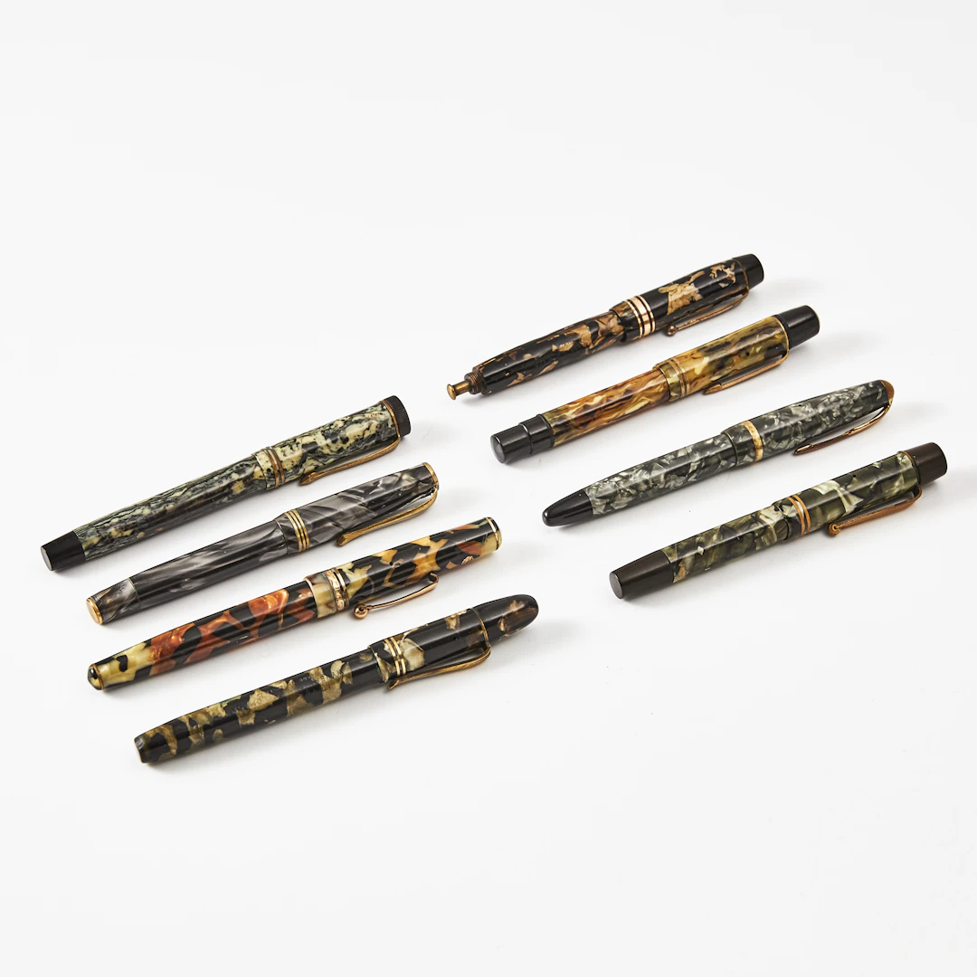 RESERVOARPENNOR, 8 st, Wyvern, Mentmore, Eversharp, Penol, marmorerade