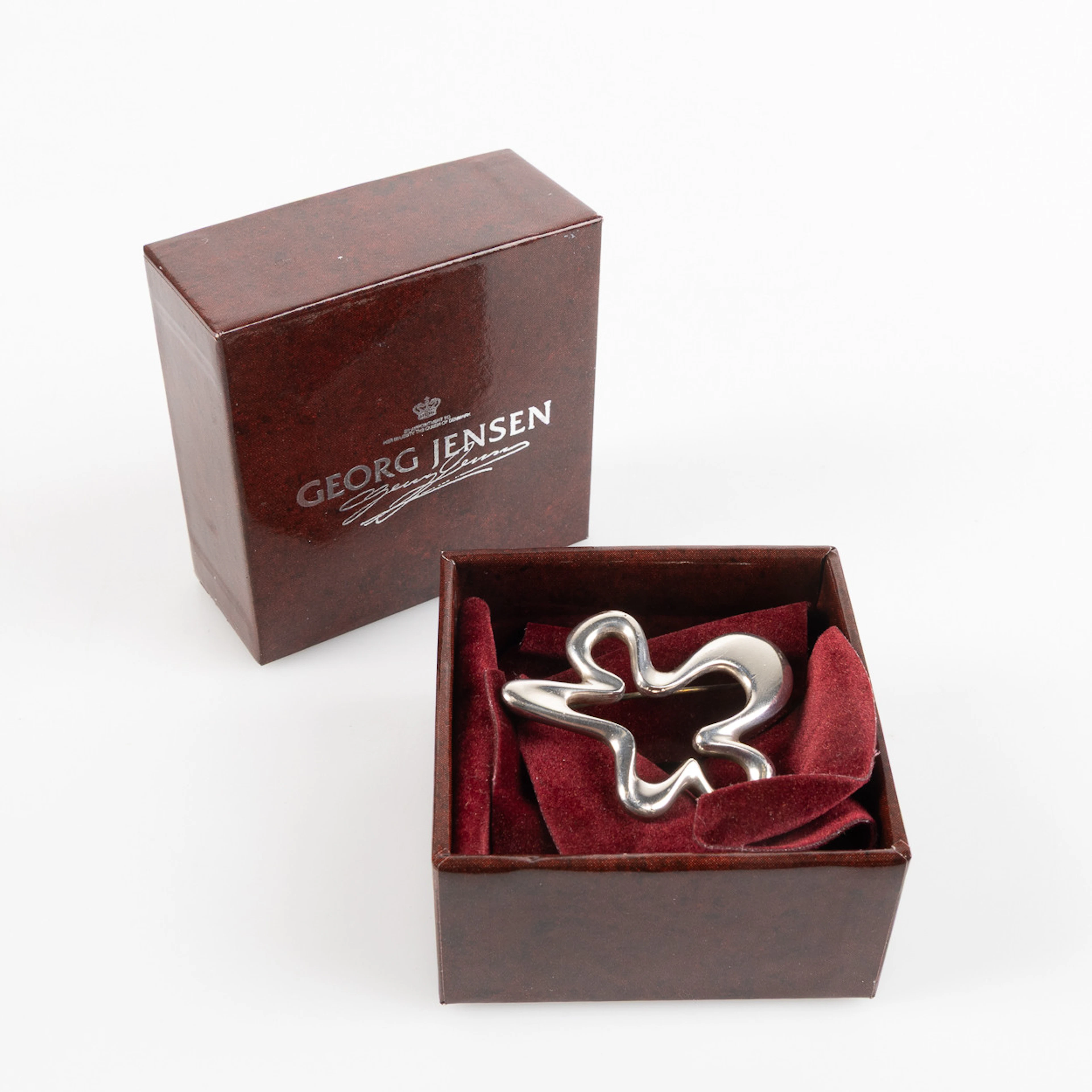 HENNING KOPPEL. Brosch 'Splash', sterlingsilver, dessin nr 321, Georg