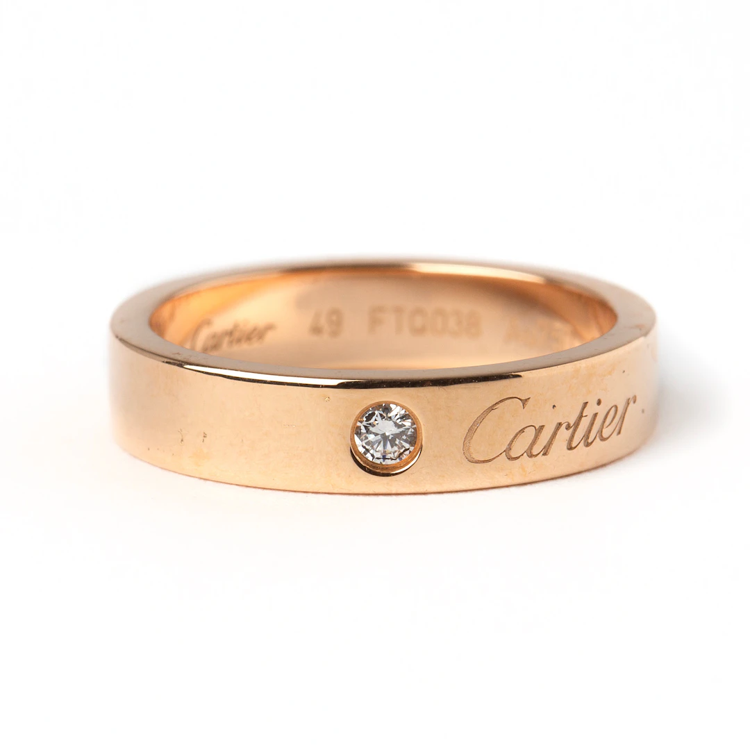 CARTIER, ring, 18K guld med diamant.