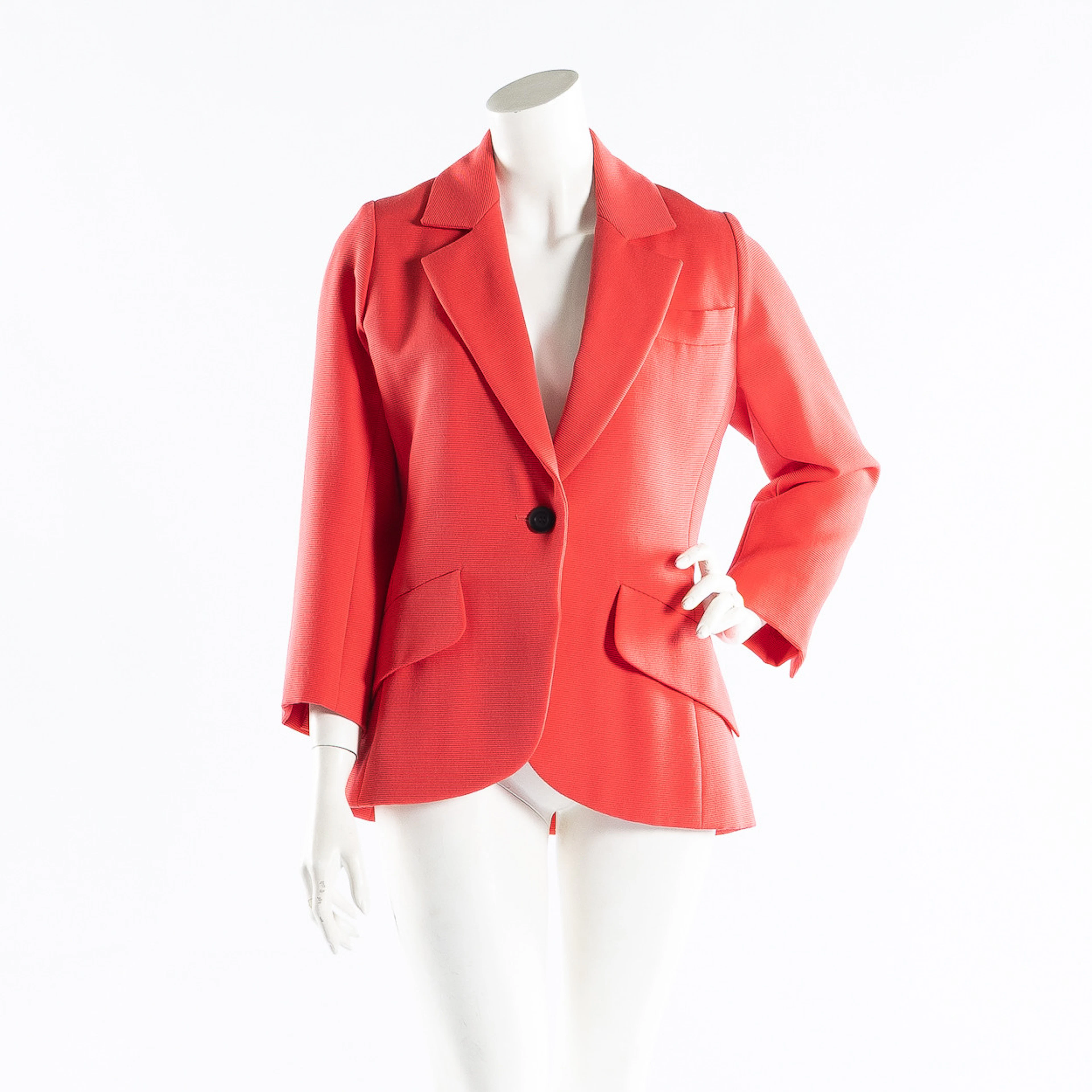 SAINT LAURENT, Rive Gauche, kavaj i ull, storlek 38, vintage 1980/90-tal.