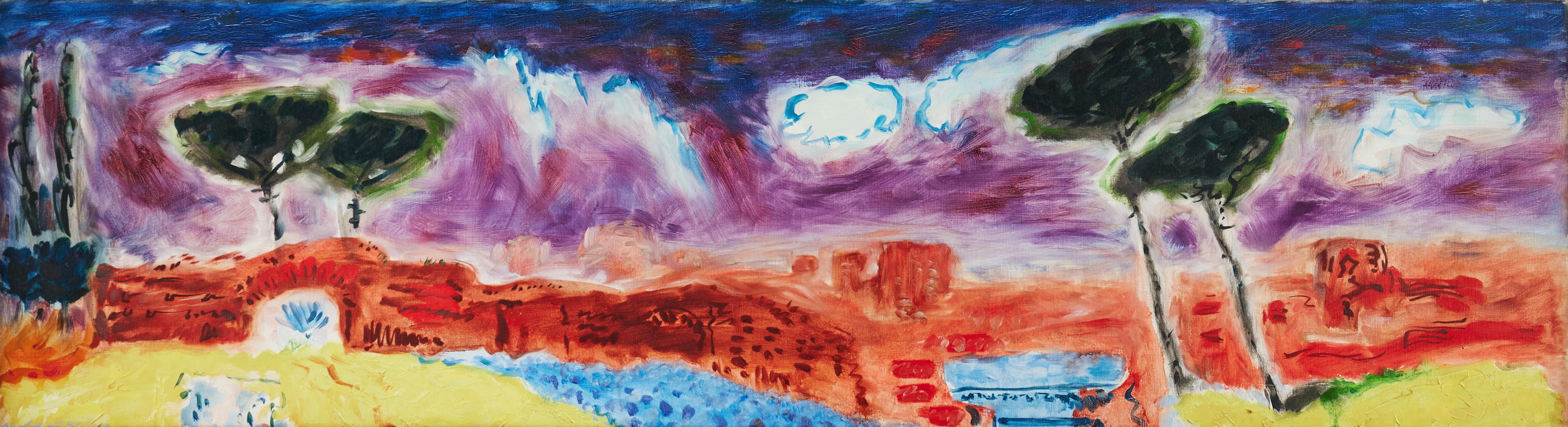 ANDRÉ MASSON (FRANCE 1896-1987). "Mont Palatin".