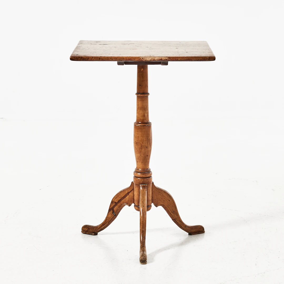 FÄLLBORD, fanerad i rot, pelarfot, 1800-tal.