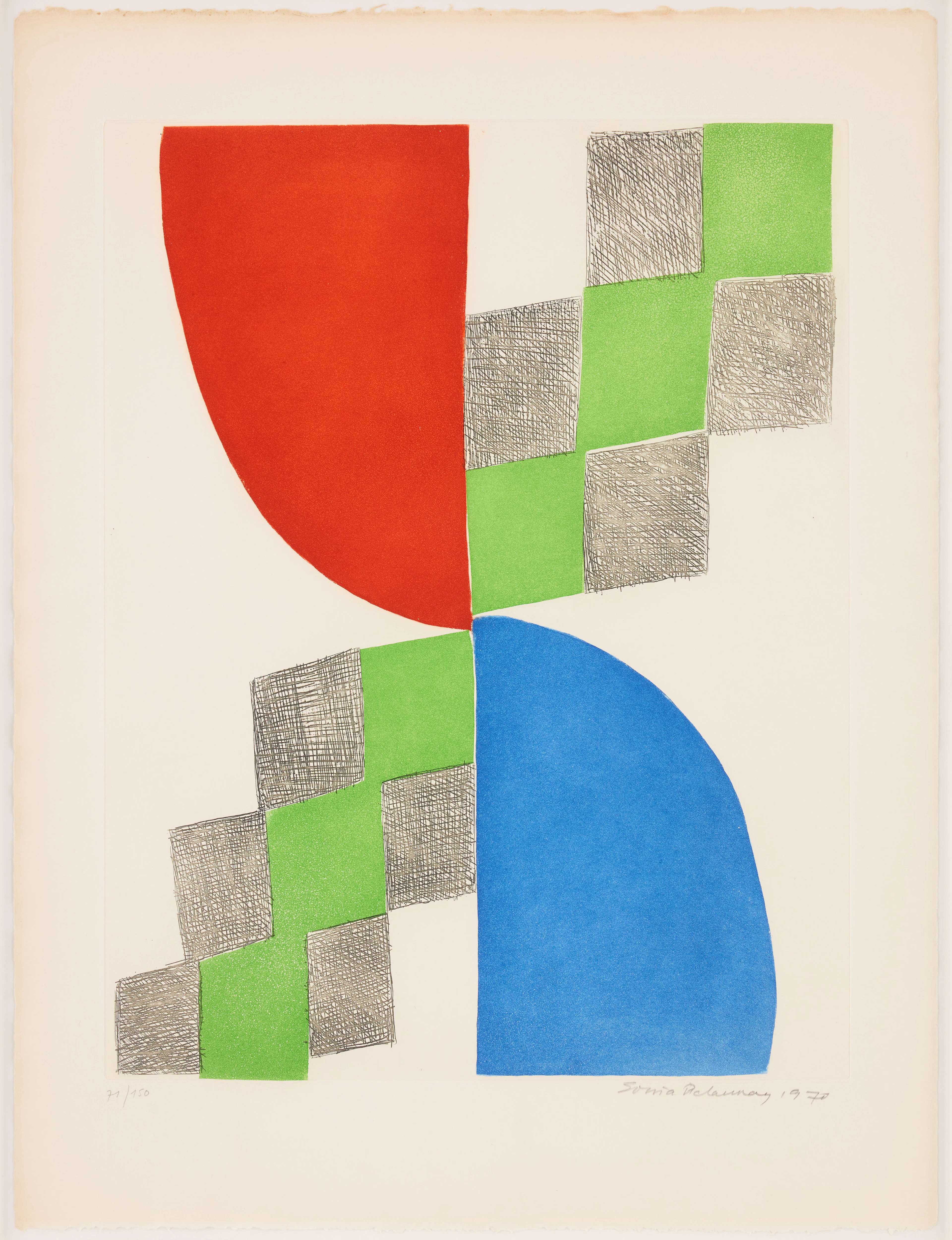 SONIA DELAUNAY. "Humanité".