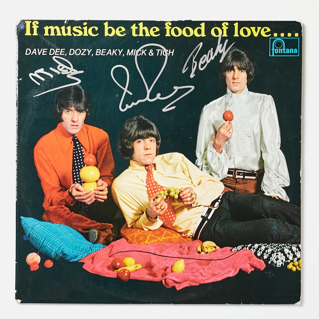DAVE DEE, DOZY, BEAKY, MICK & TICH, signerad skiva, Lpn "If Music