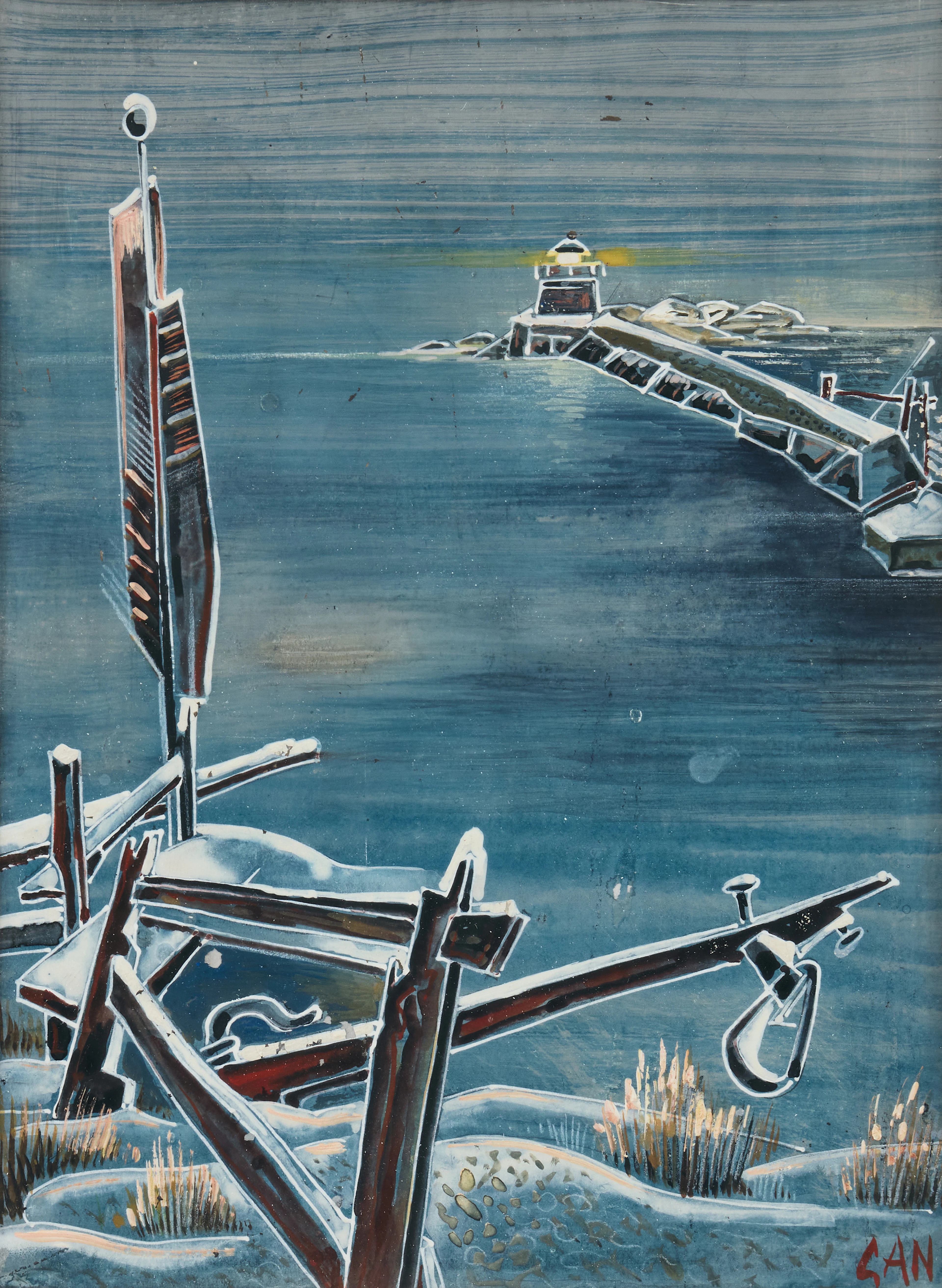 GÖSTA ADRIAN-NILSSON. Vinterskrift.