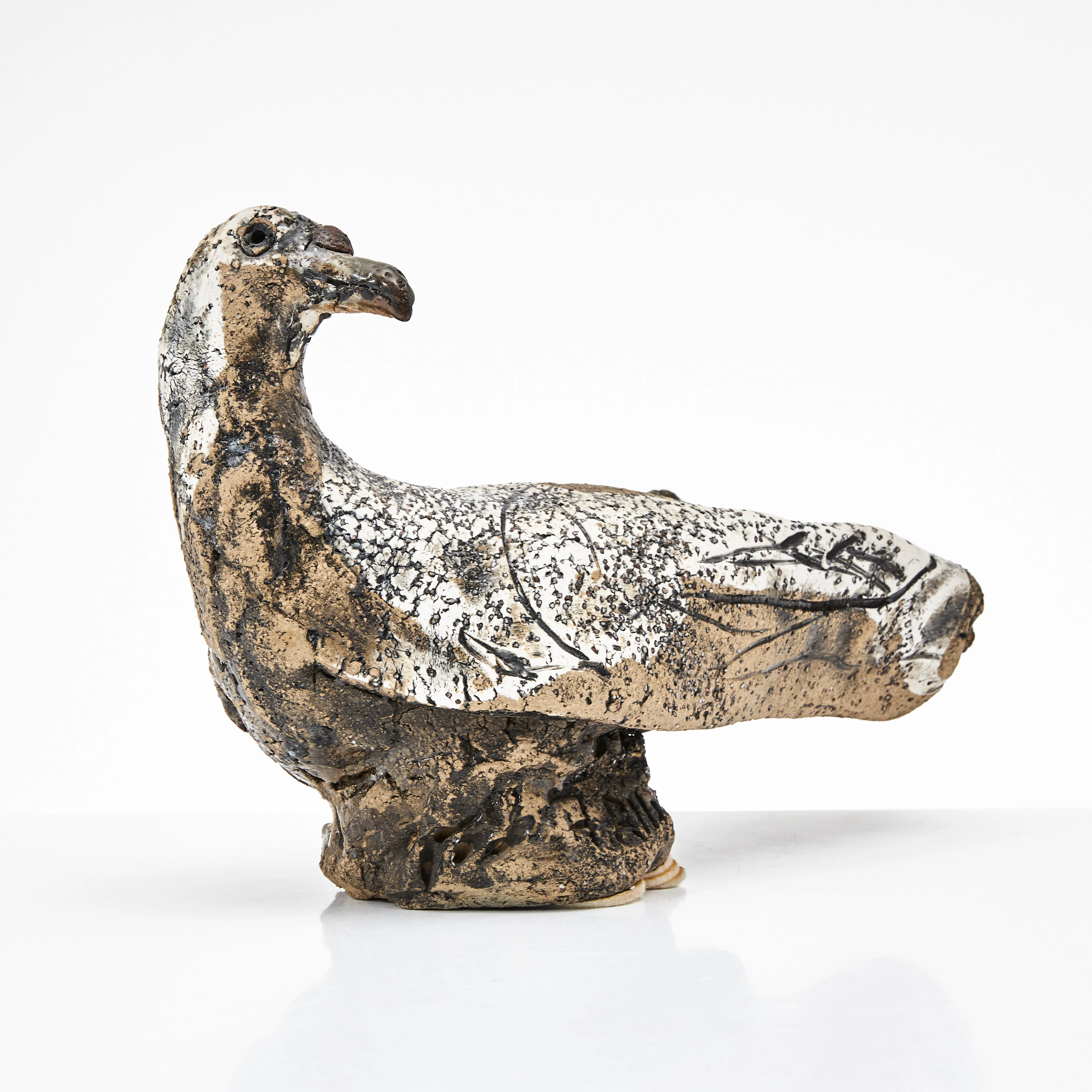 HENRIK ALLERT. (Sverige, 1937-2024). Fågel, stengods, signerad H Allert