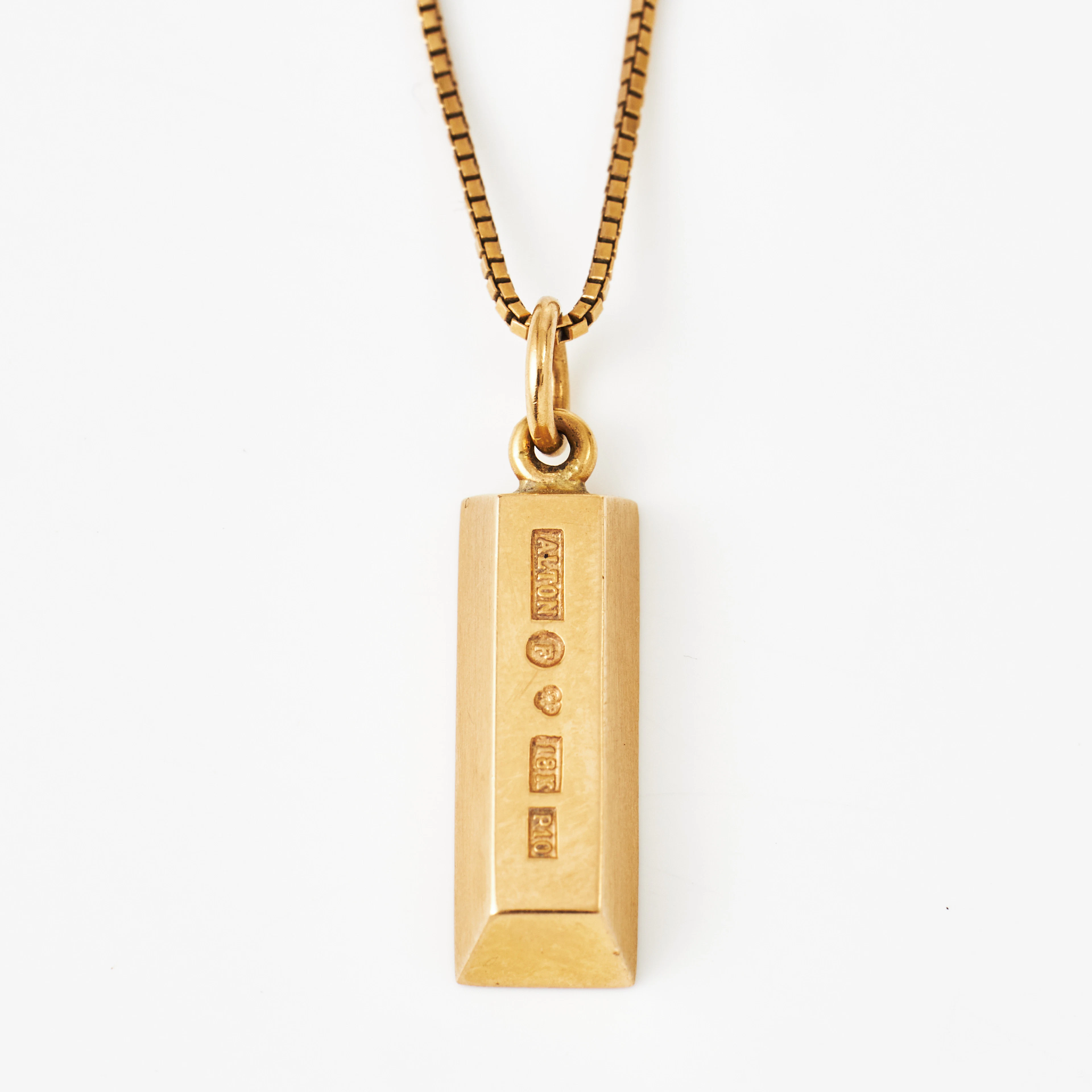 HALSKEDJA, venetiansk, Balestra, Italien, HÄNGE, 18 k guld, i form