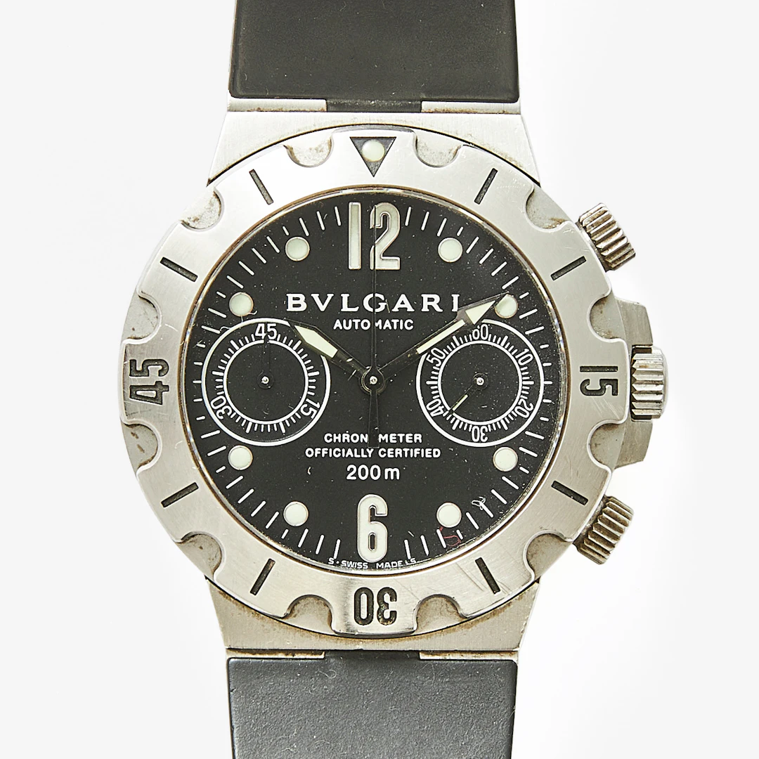BVLGARI, Diagono Scuba (200 m, S Swiss Made S), Chronometer, kronograf