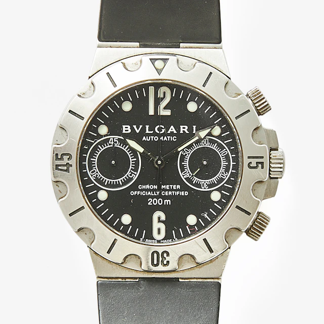 BVLGARI, Diagono Scuba (200 m, S Swiss Made S), Chronometer, kronograf
