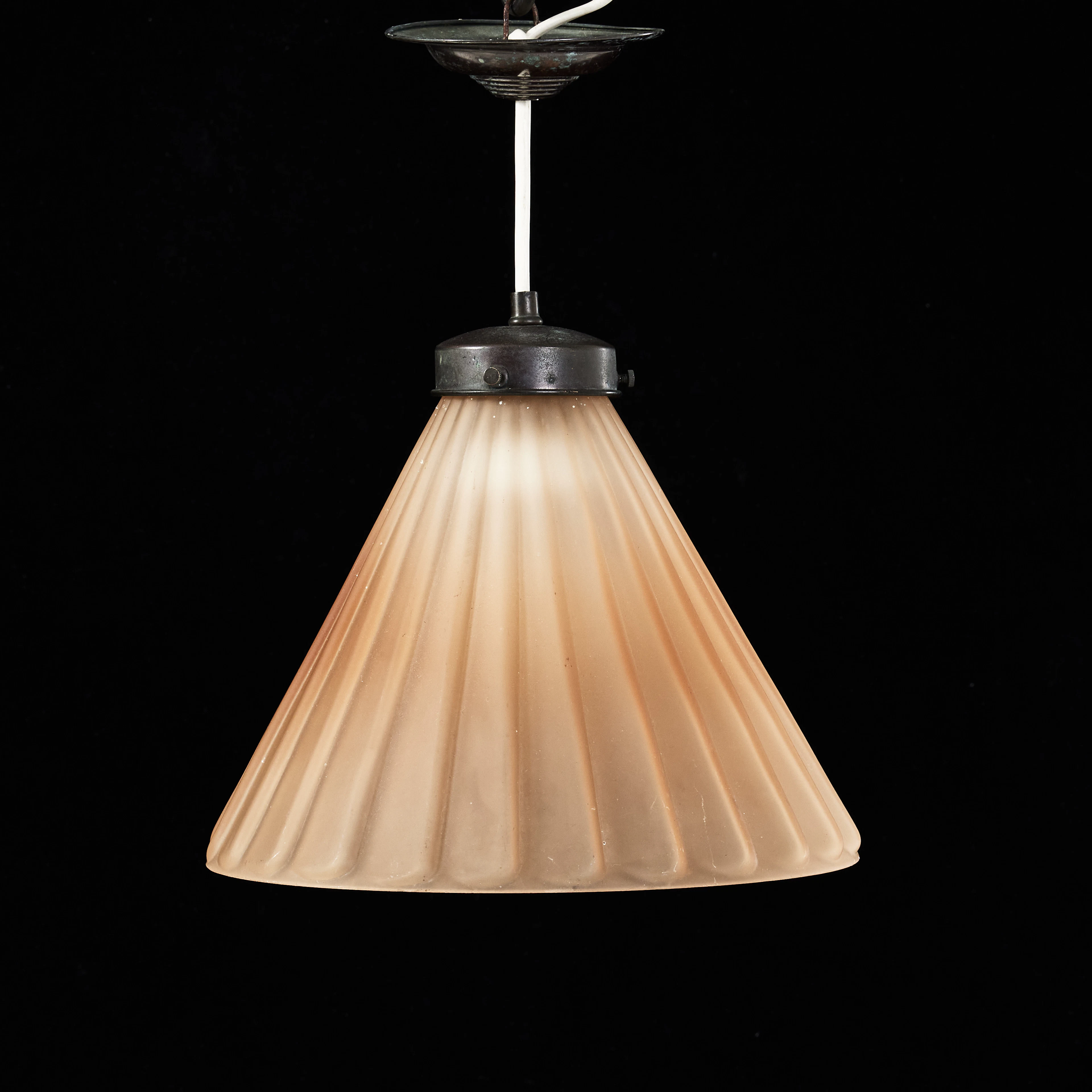 ARVID BÖHLMARKS LAMPFABRIK, taklampa, Stockholm, 1930-tal.