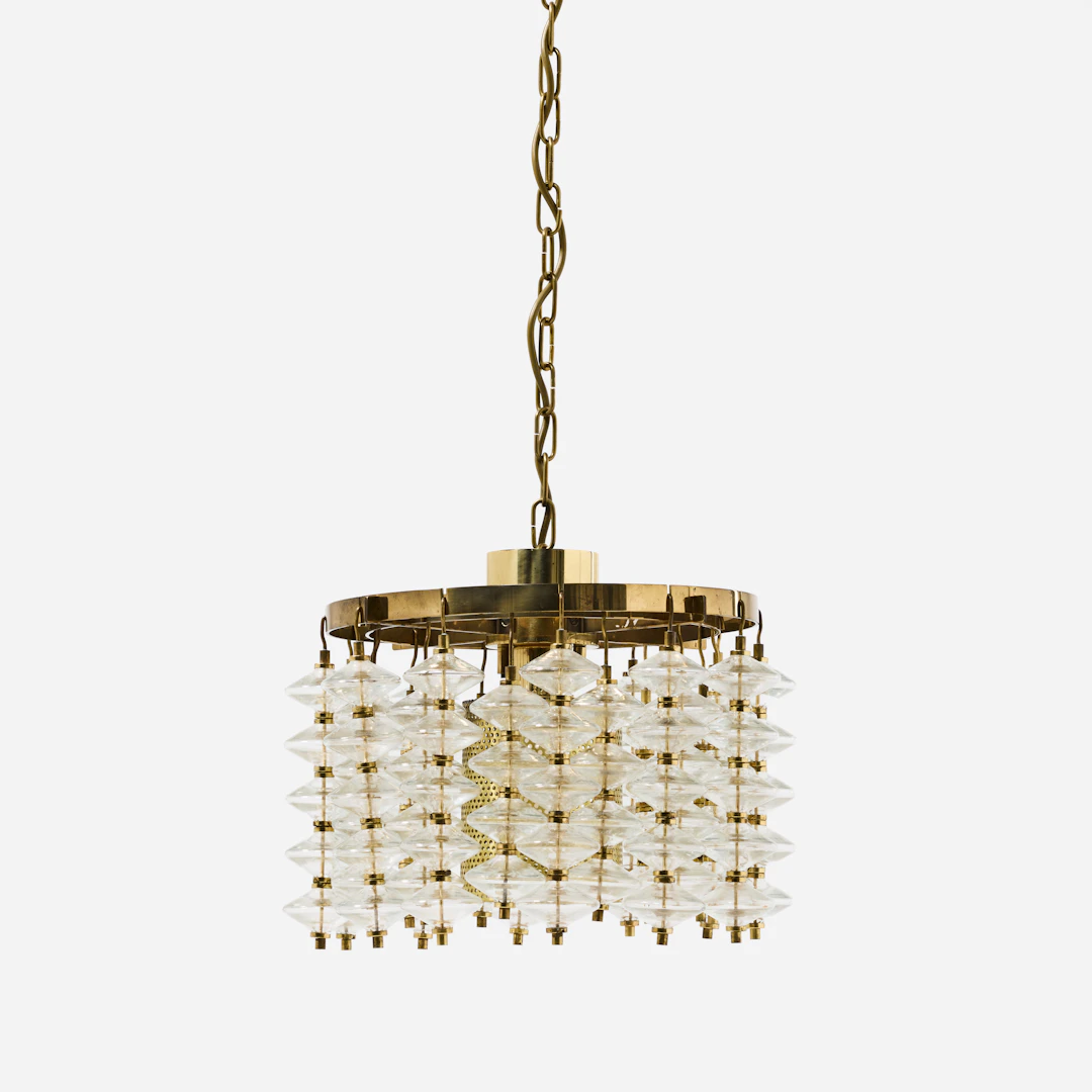 HANS AGNE JAKOBSSON. "Estrella", taklampa, Markaryd 1960/70-tal, modell