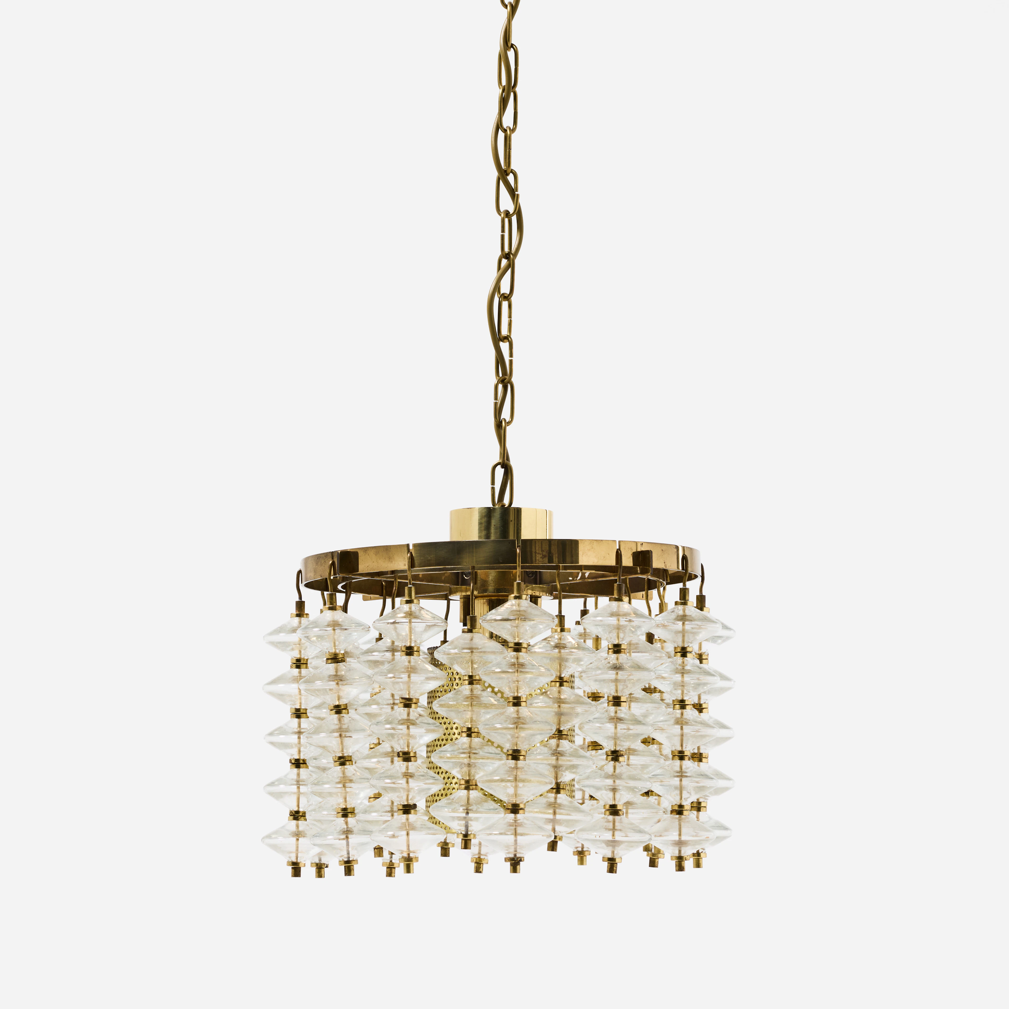 HANS AGNE JAKOBSSON. "Estrella", taklampa, Markaryd 1960/70-tal, modell