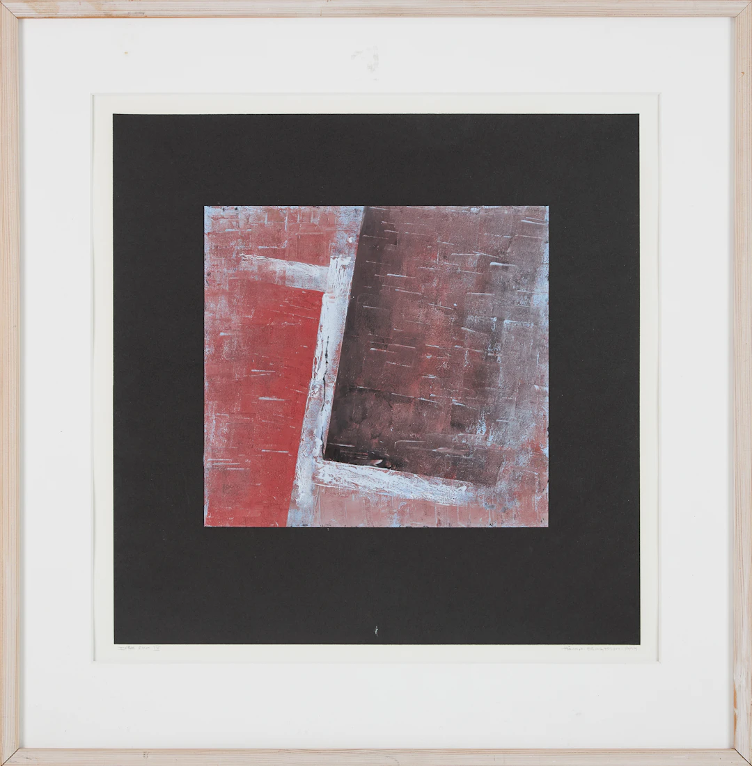 HÅKAN BENGTSSON (FÖDD 1965). "Inre rum IX", blandteknik.