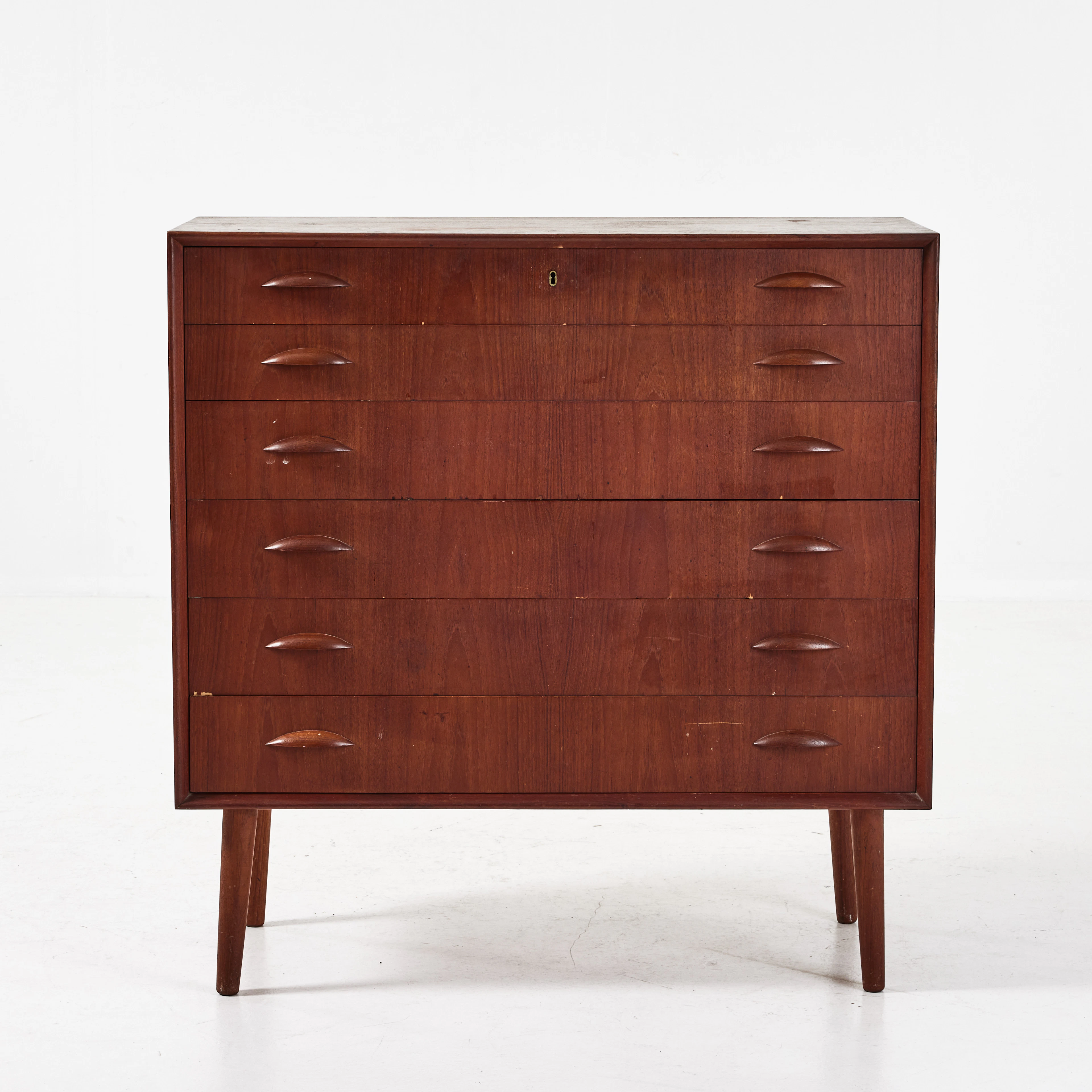 BYRÅ, Johannes Sorth Nexö Mobelfabrik, Denmark 1960-tal, fanerad i teak.