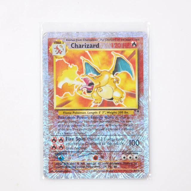 POKÉMONKORT, Legendary Collection, Charizard Reverse Foil #3.