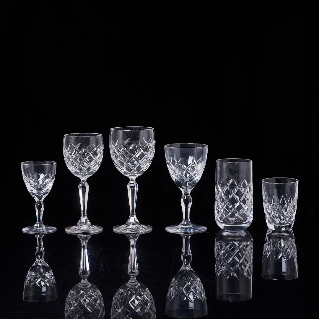 GUNNAR CYRÉN. "Karolina", Orrefors, slipade, klarglas.