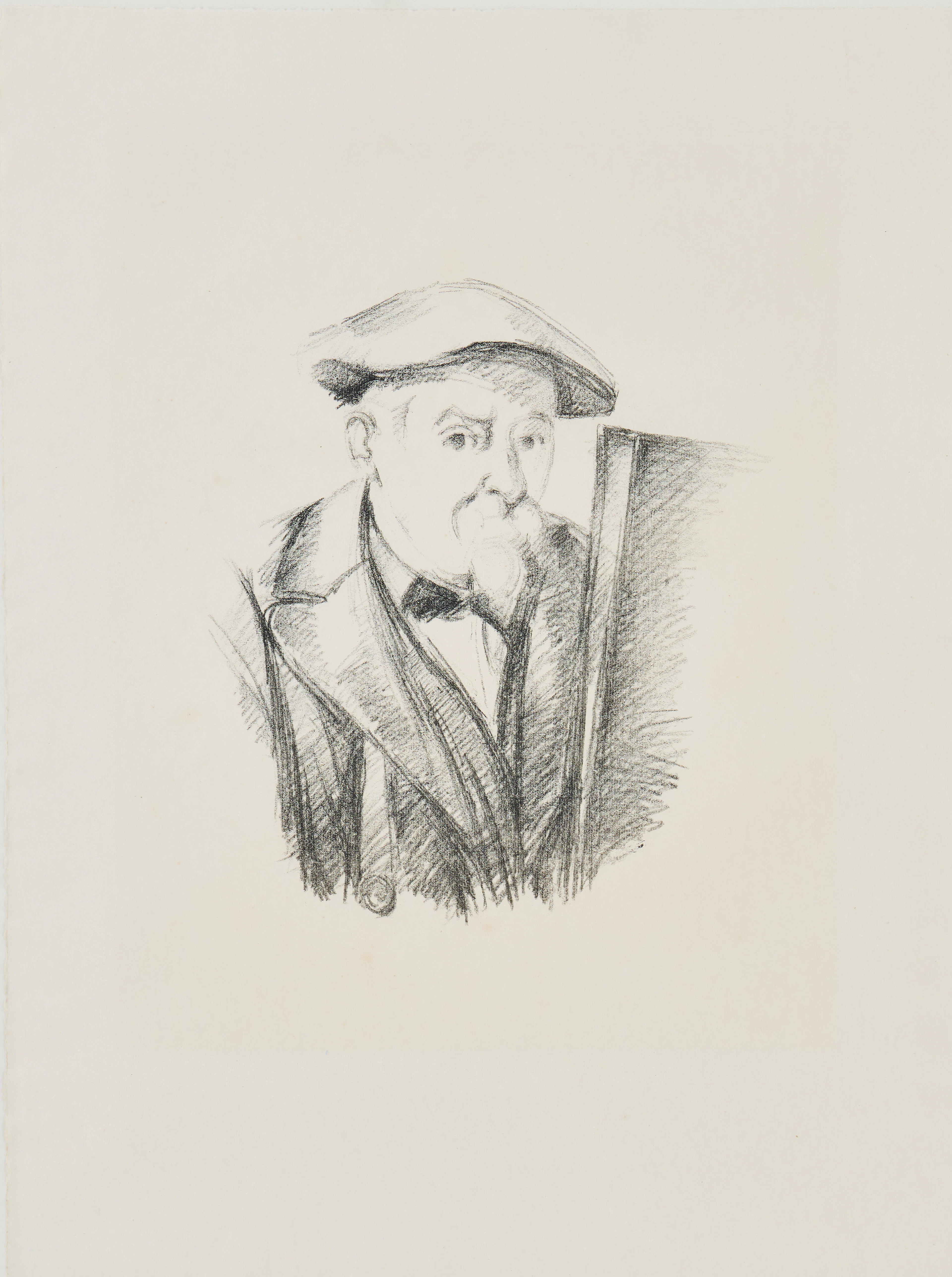 PAUL CÉZANNE (FRANCE 1839-1906). "Portrait de Cézanne par lui-même".
