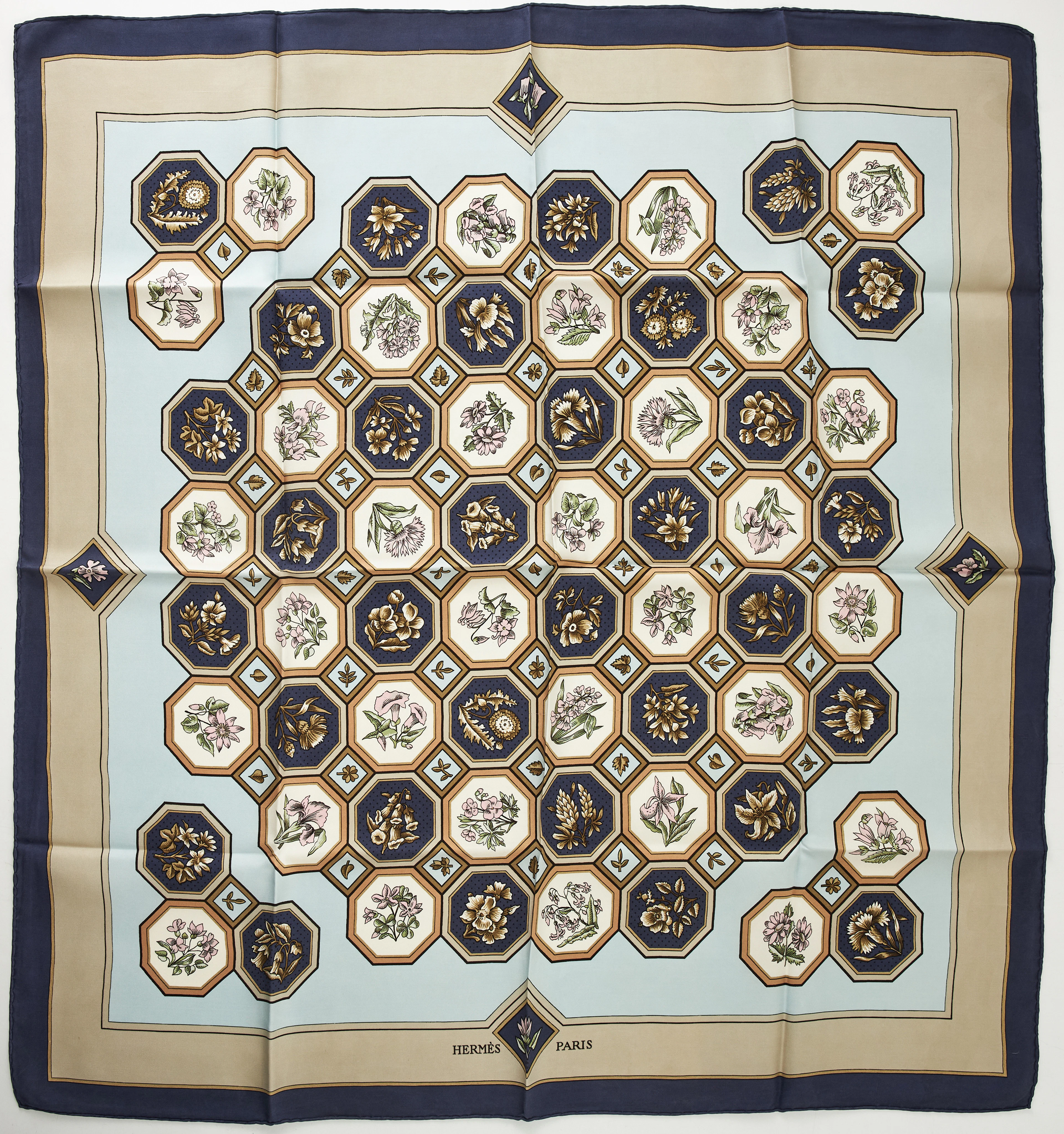 HERMÈS, "Carrelages", scarf.
