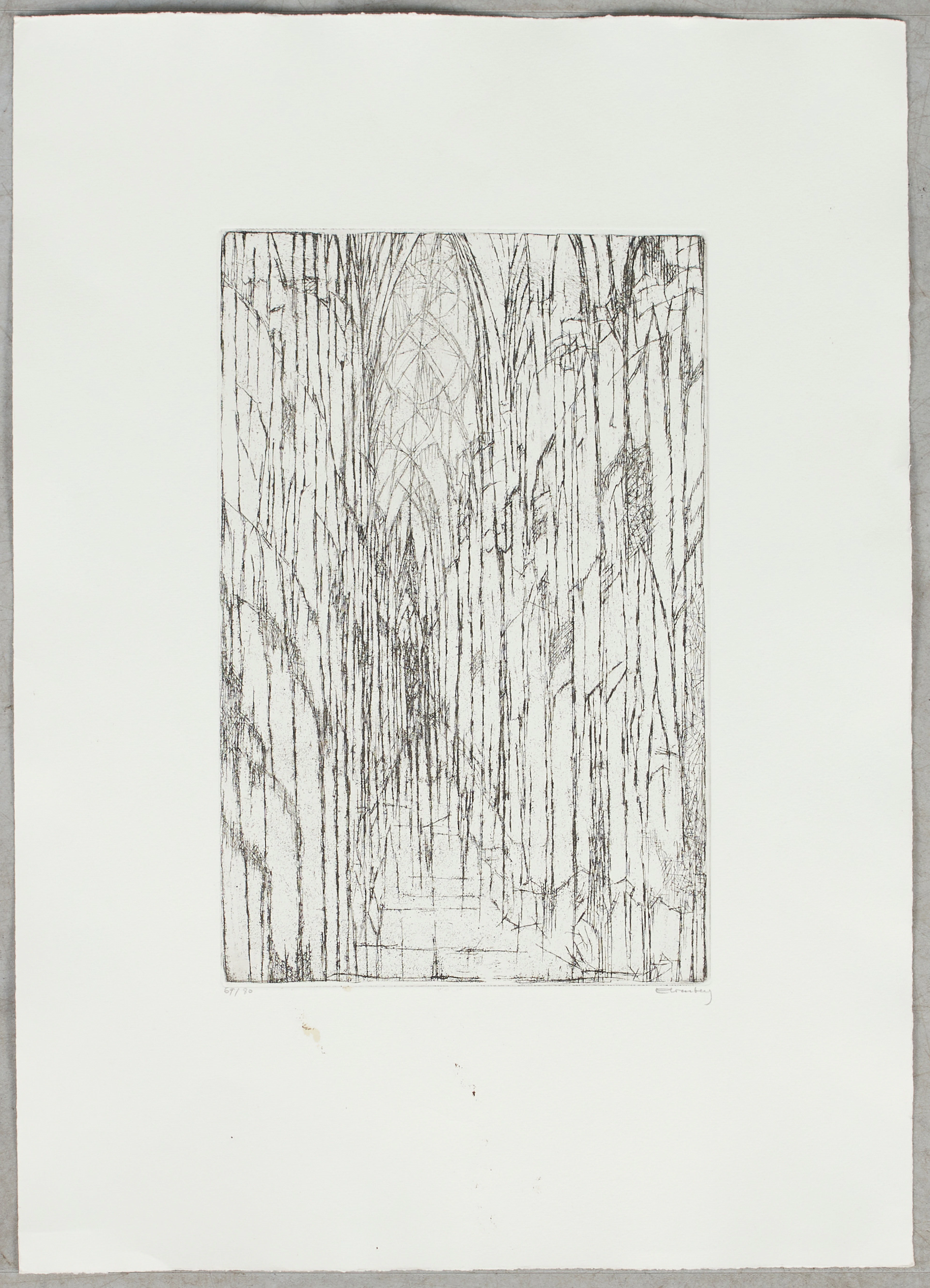 PAUL ELIASBERG (1907-1984). 'Halberstadt Dom', Radierung.
