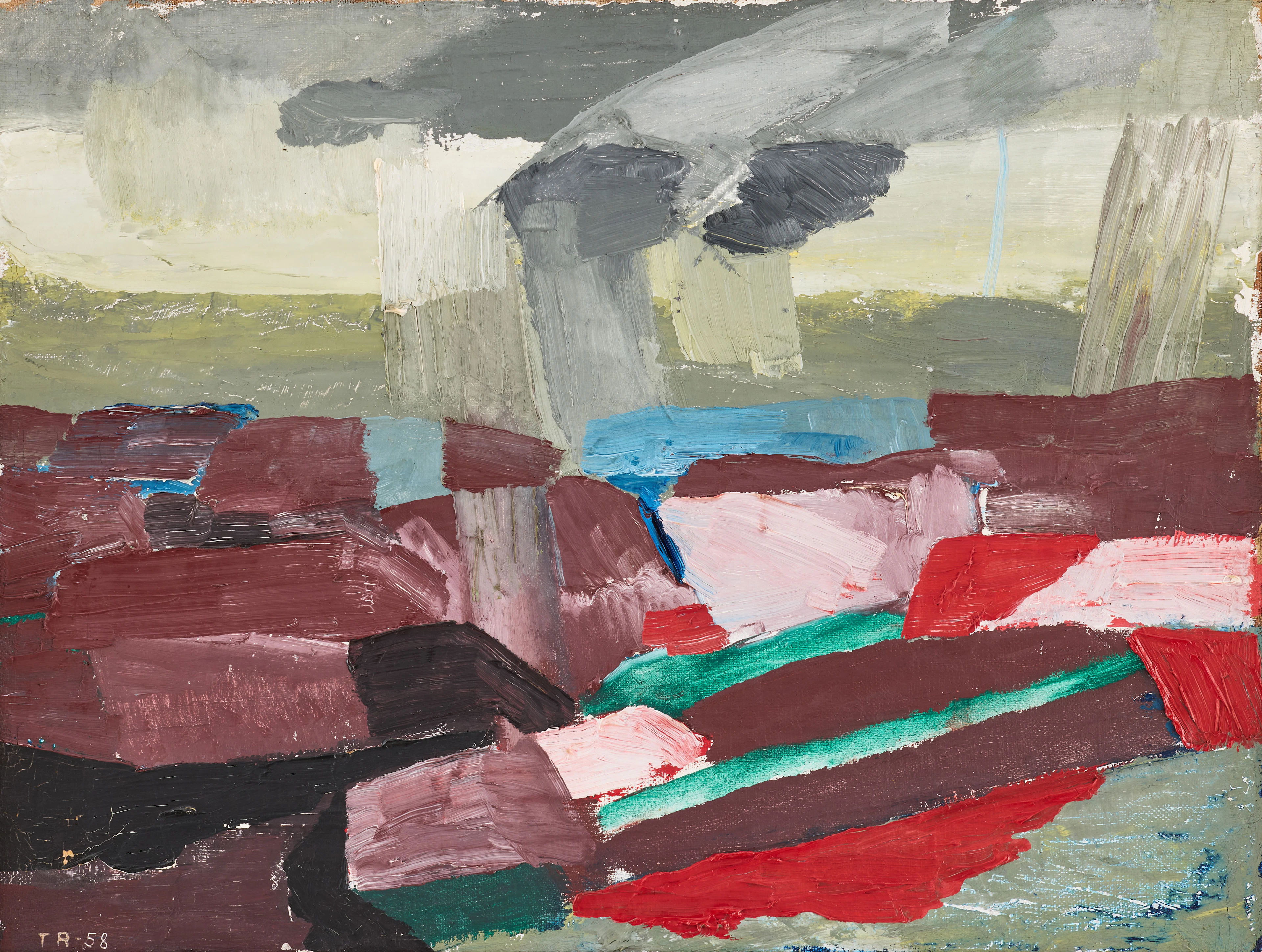 TORSTEN RENQVIST. "Regn, Heestrand".