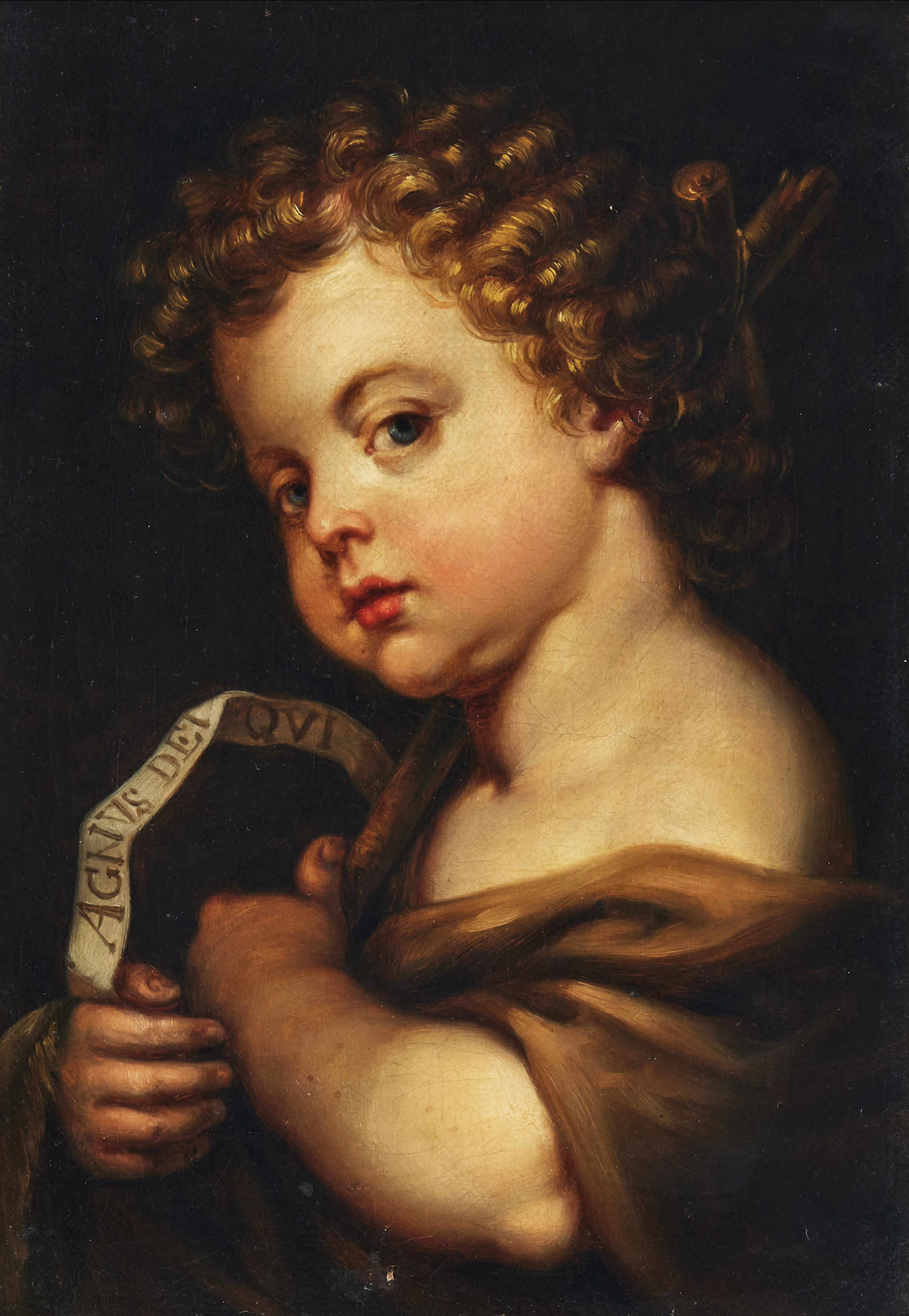 ROMAN SCHOOL. around 1800, The Infant Saint John the Baptist.