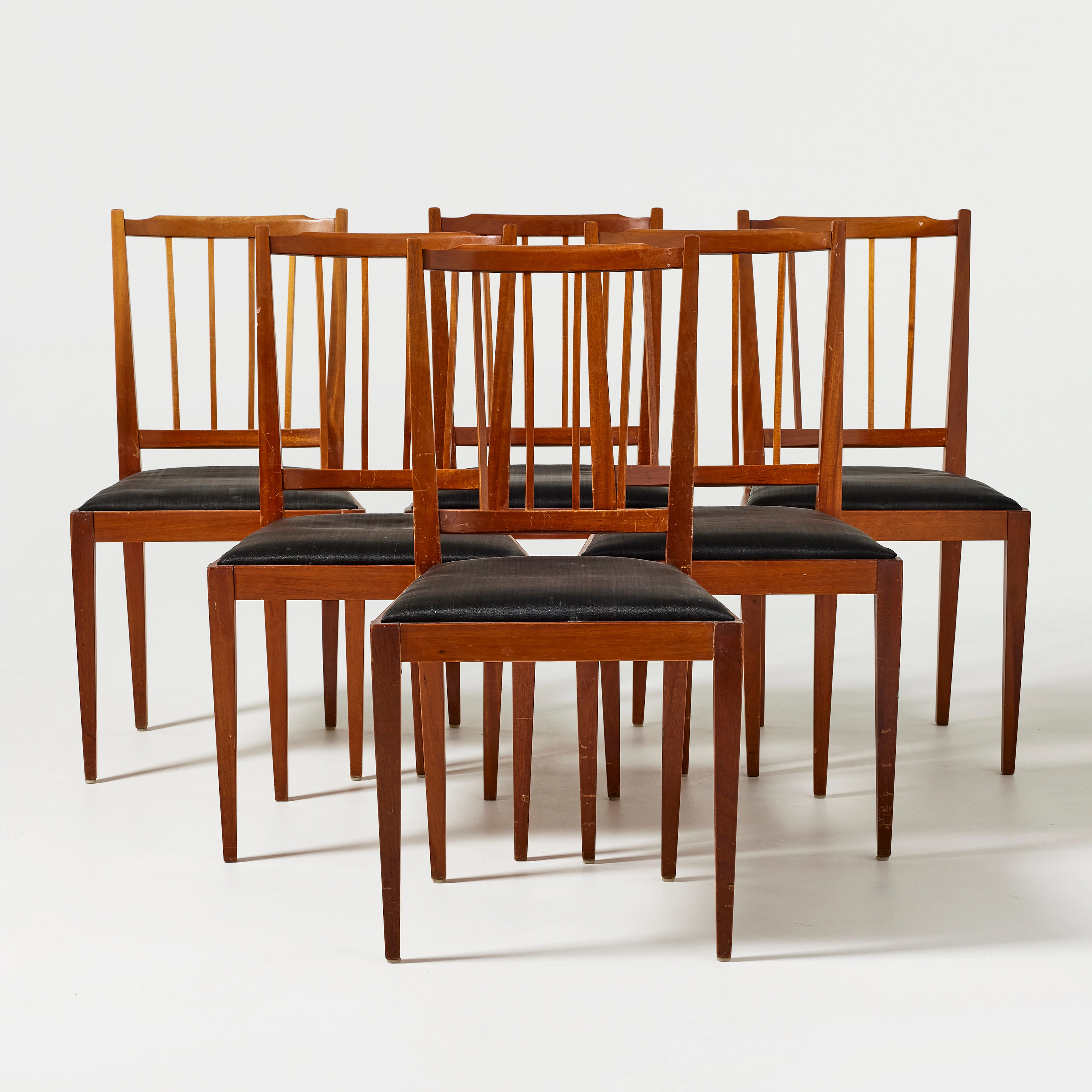 JOSEF FRANK. Stolar, sex stycken, Firma Svenskt Tenn, modellnummer