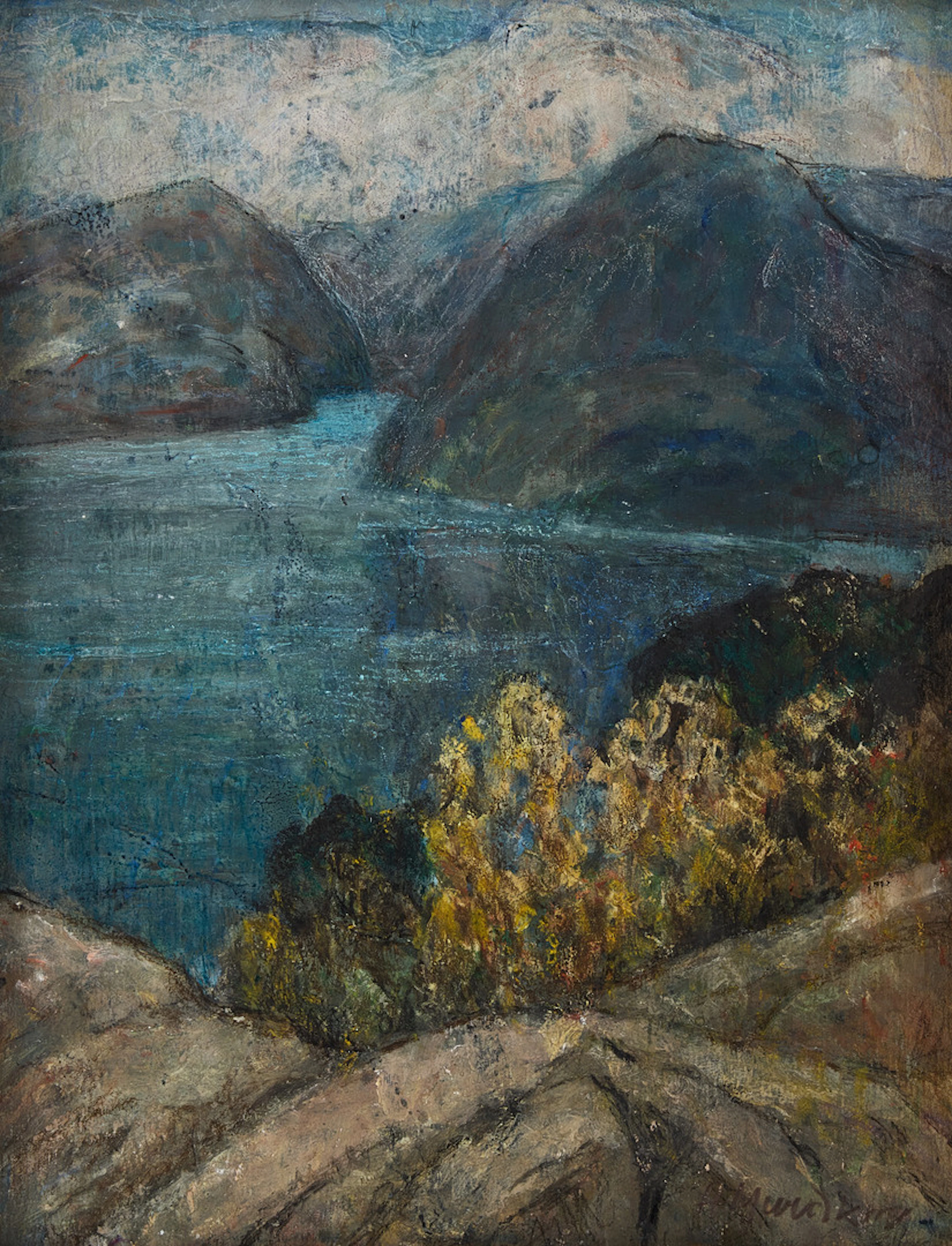 ANTS MURAKIN (ESTLAND/SVERIGE, 1892-1975). Kustlandskap.