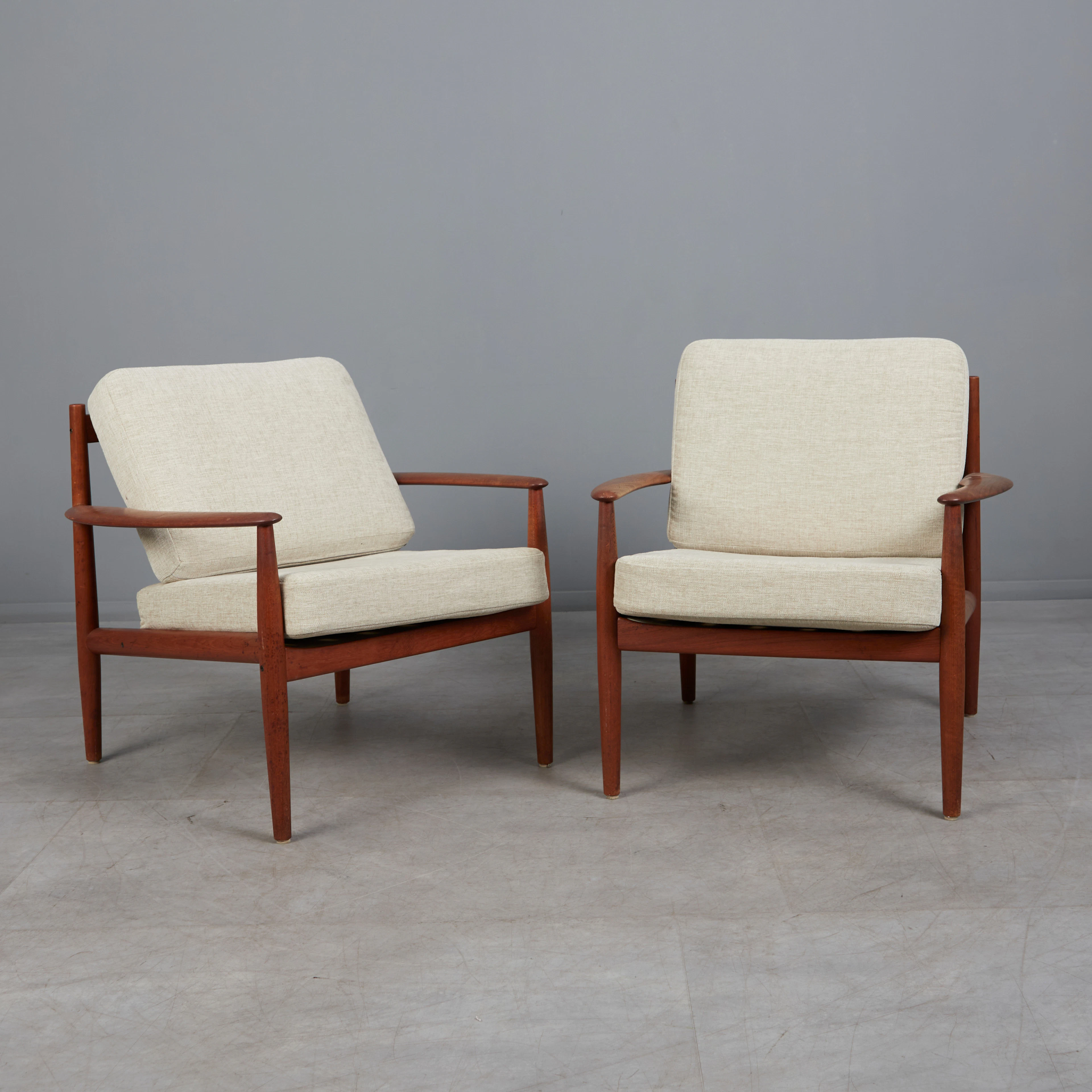 GRETE JALK (1920-2009). für France & Søn, 2 Sessel, Modell '119'