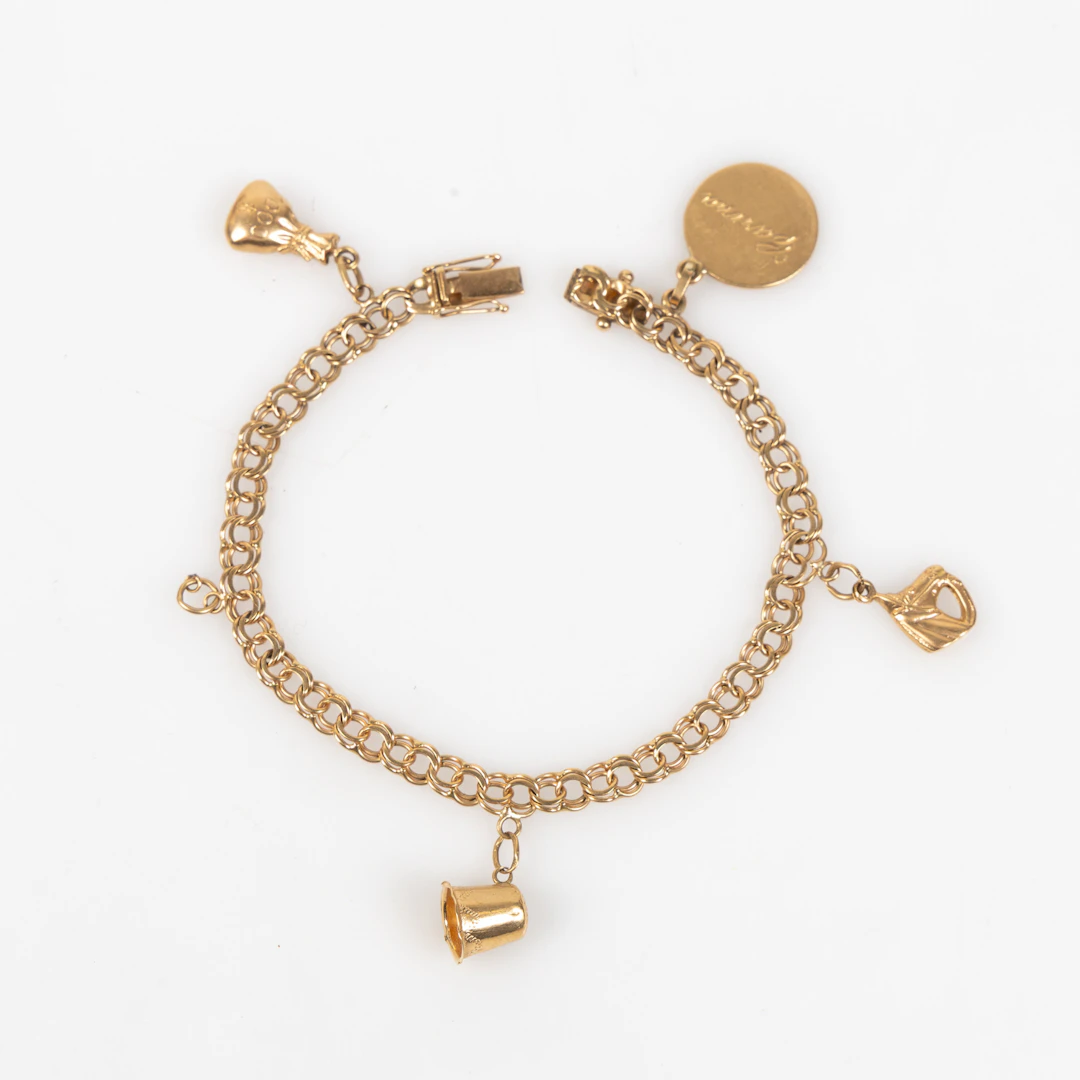 BERLOCKARMBAND, 18K, Sävsjö Guldsmeds AB, Sävsjö 1968.