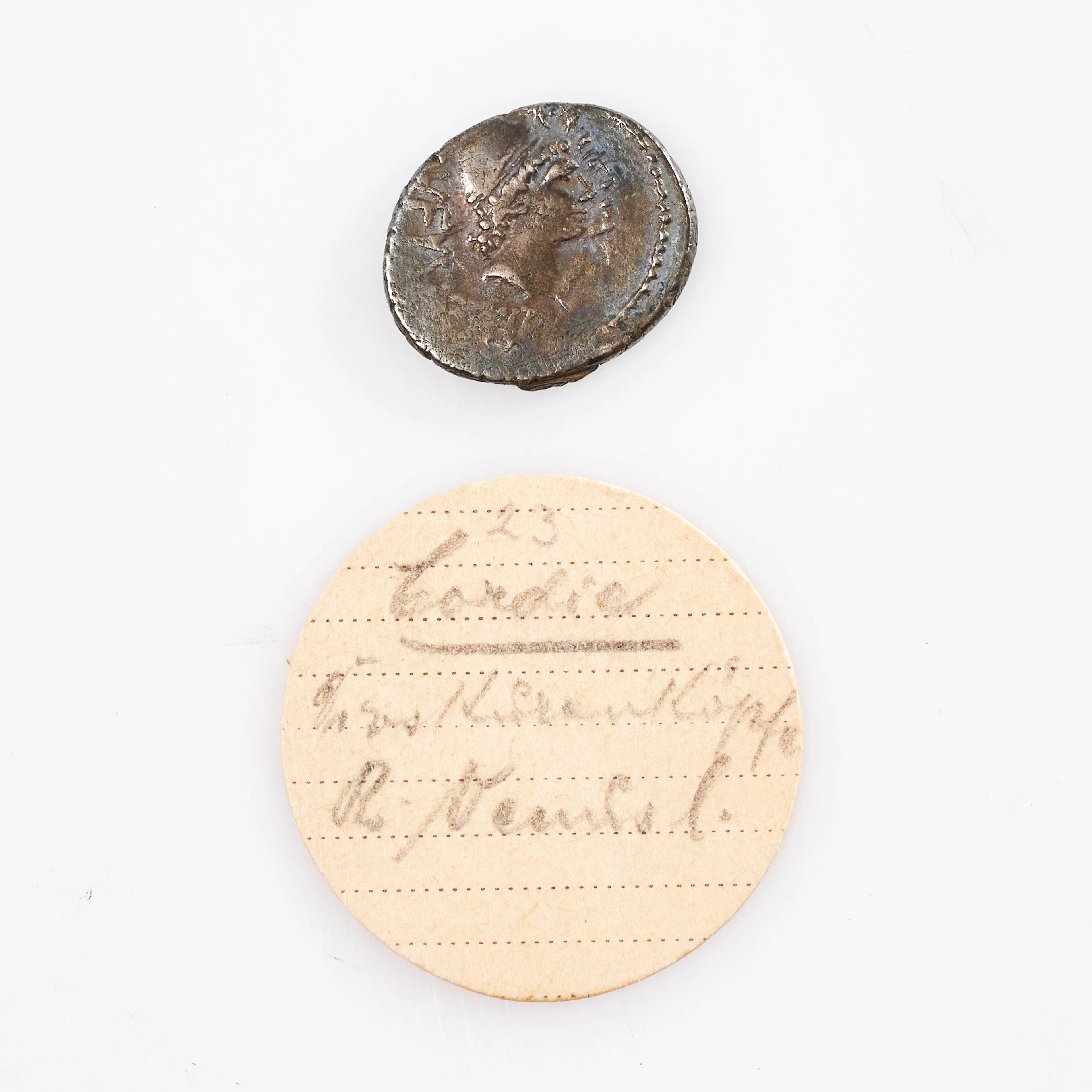 SILVERMYNT 1 st, Cordius Rufus, romersk republik, 46 f Kr.