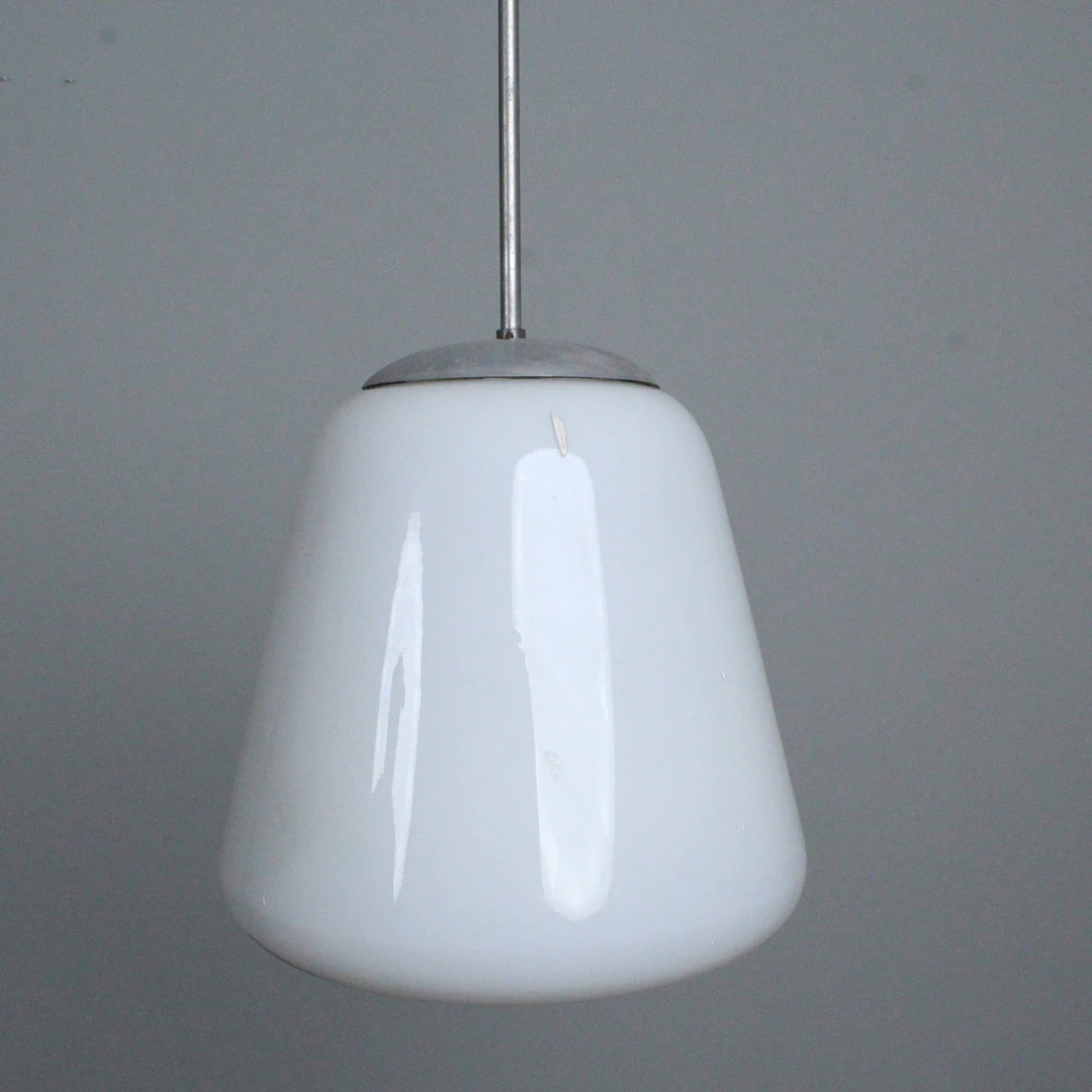 Deckenlampe mit Opalglas, 1970er.