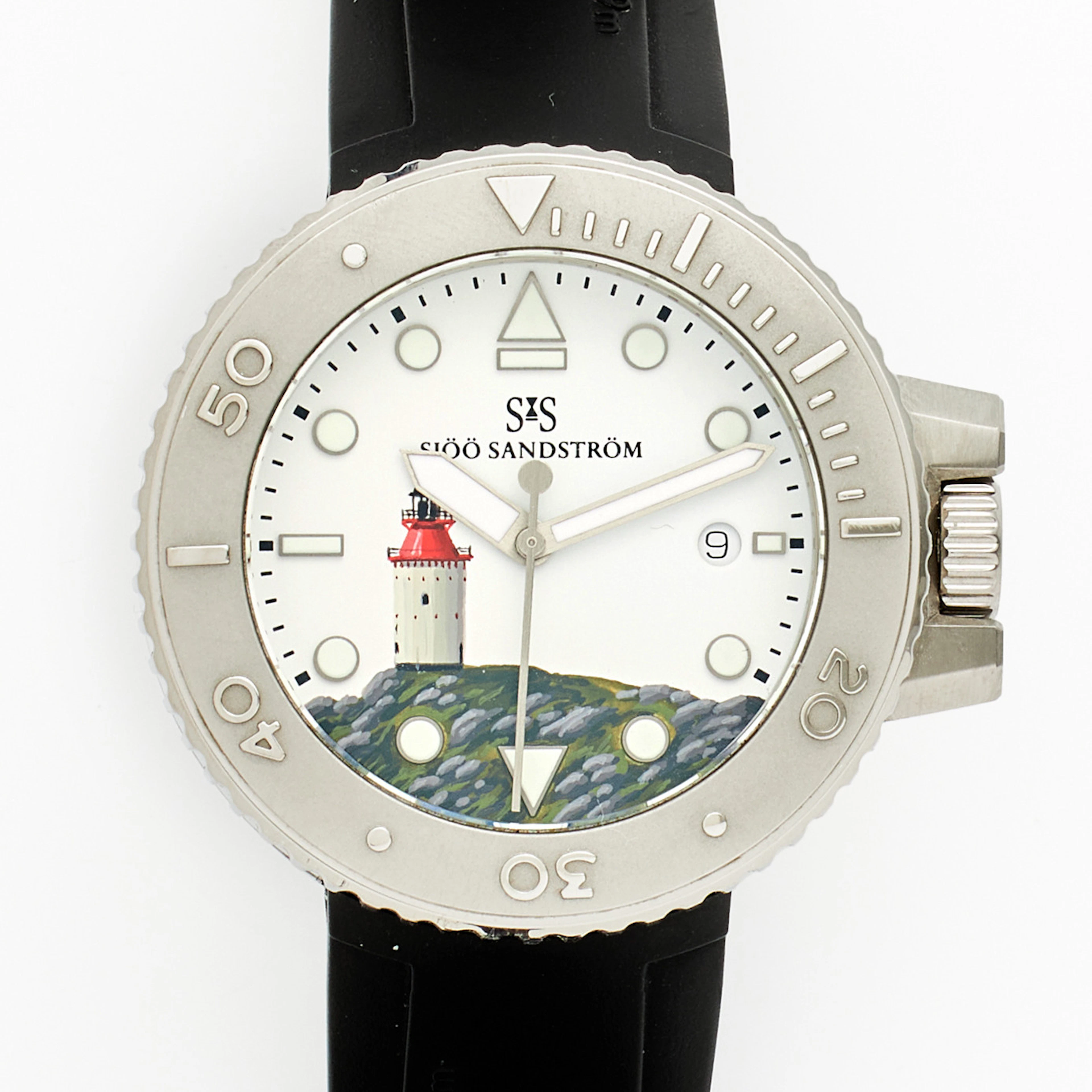 SJÖÖ SANDSTRÖM, Landsort Annual Edition 2024 (459m), armbandsur, 42,5