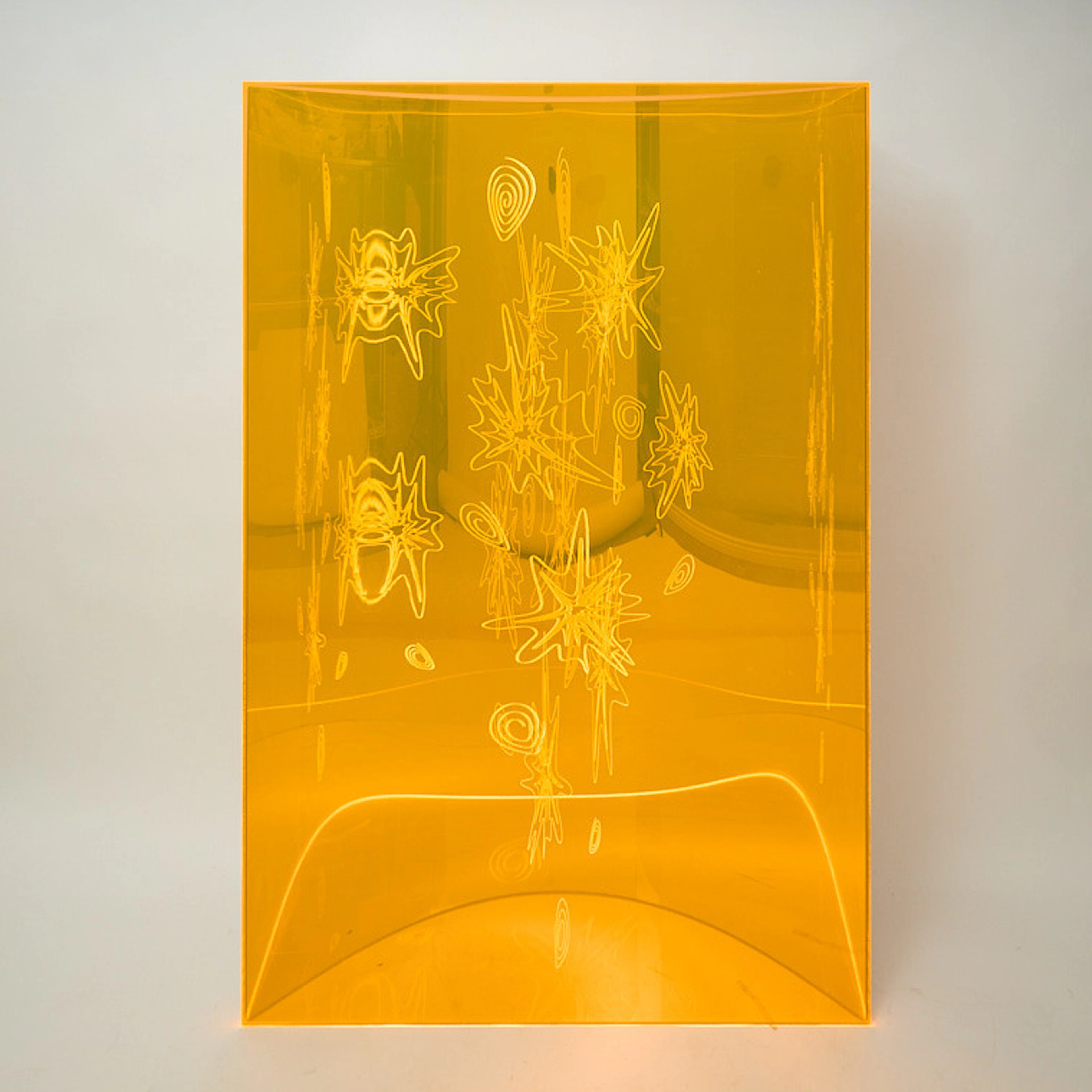 HANS CHRISTIAN BERG (1971). "Visual Vortex - Orange Splash", a tergo