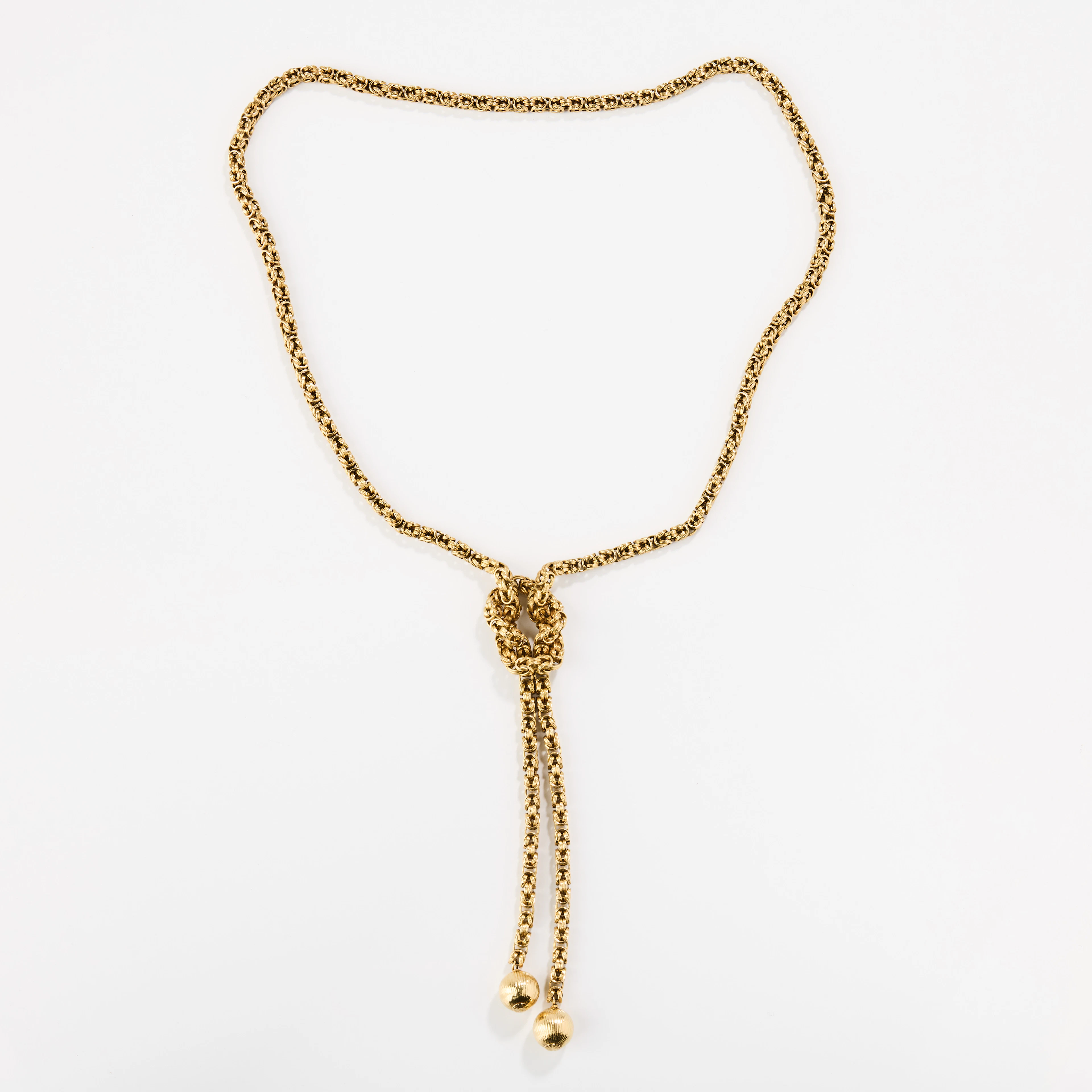 COLLIER så kallat SAUTOIR, 18K guld, 1970/80-tal.