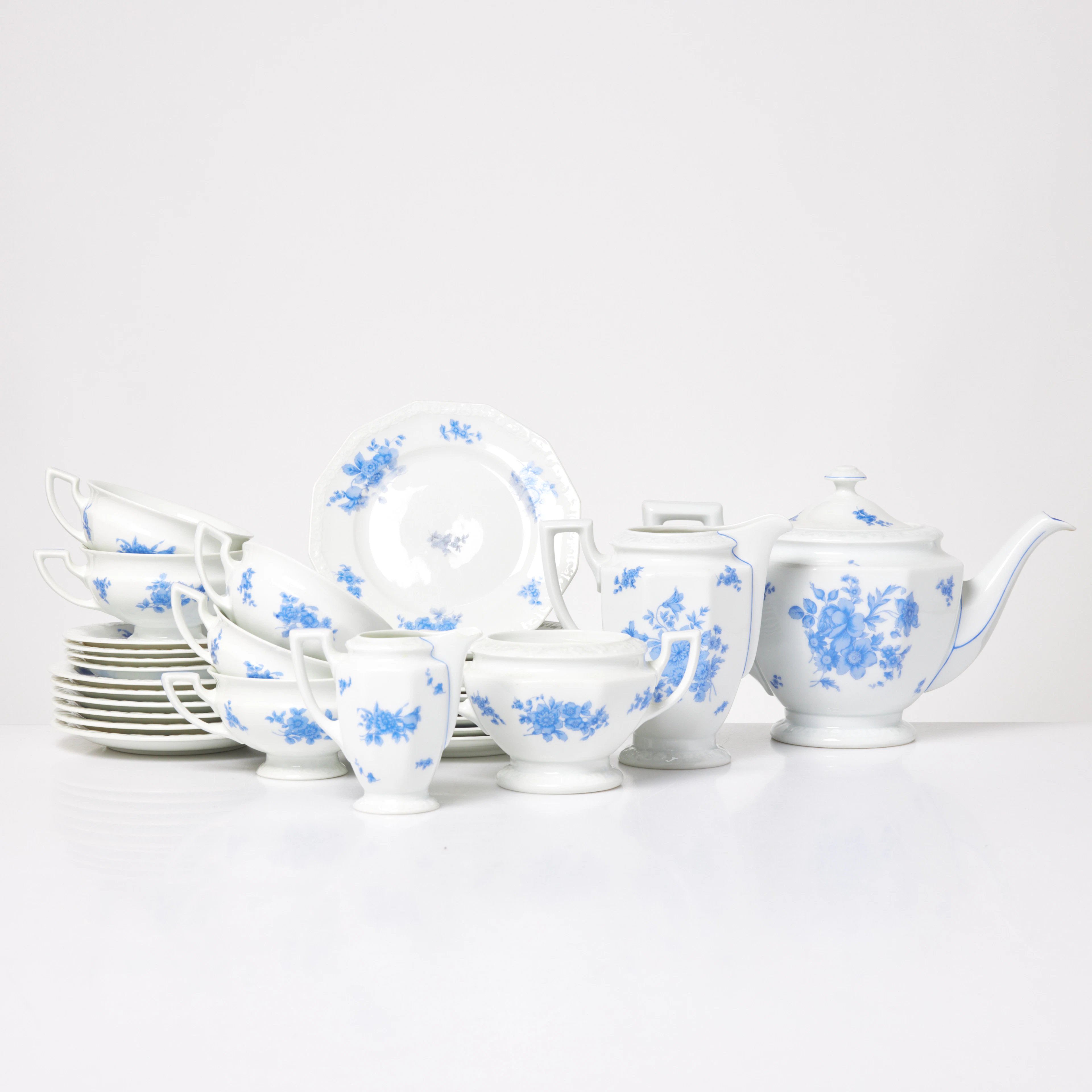 KAFFESERVIS. 29 delar, "Maria", porslin, Rosenthal.