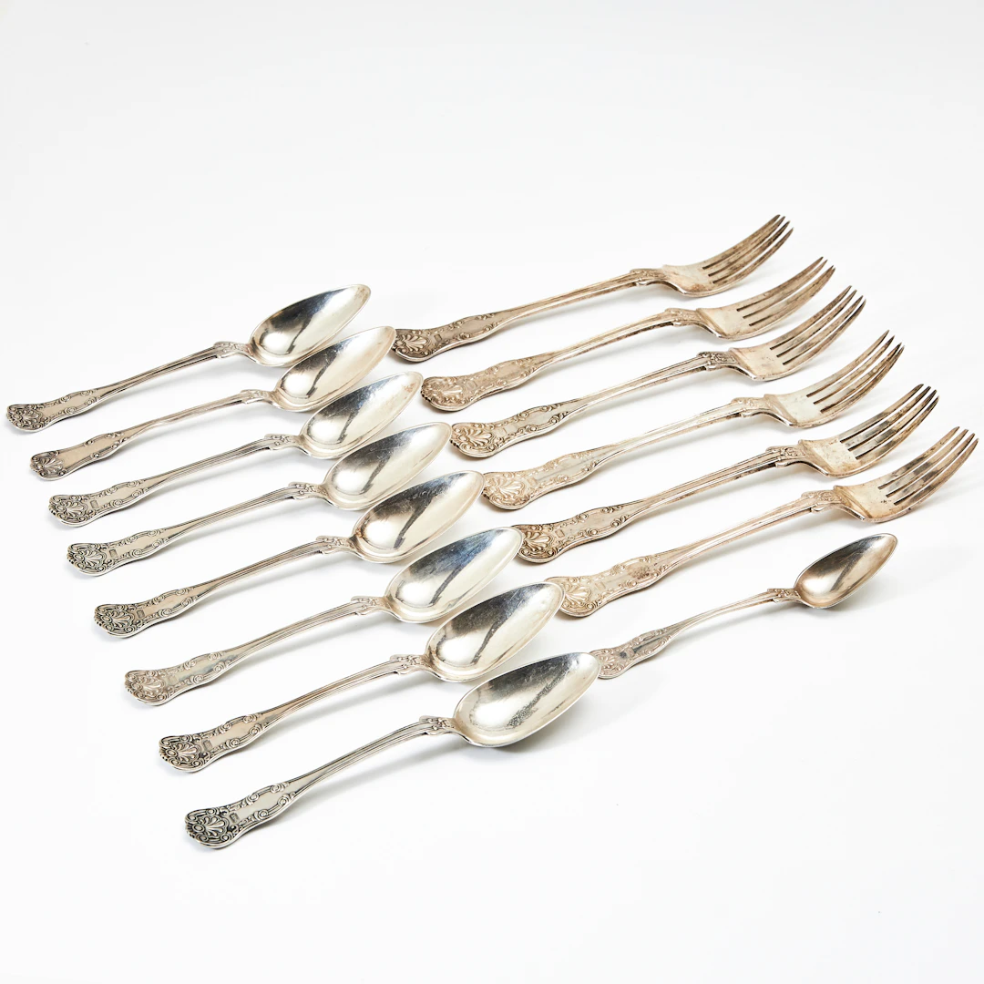GAFFLAR, SKEDAR, 15 dlr., silver, Hans Georg Vogt (verksam 1823-1854)