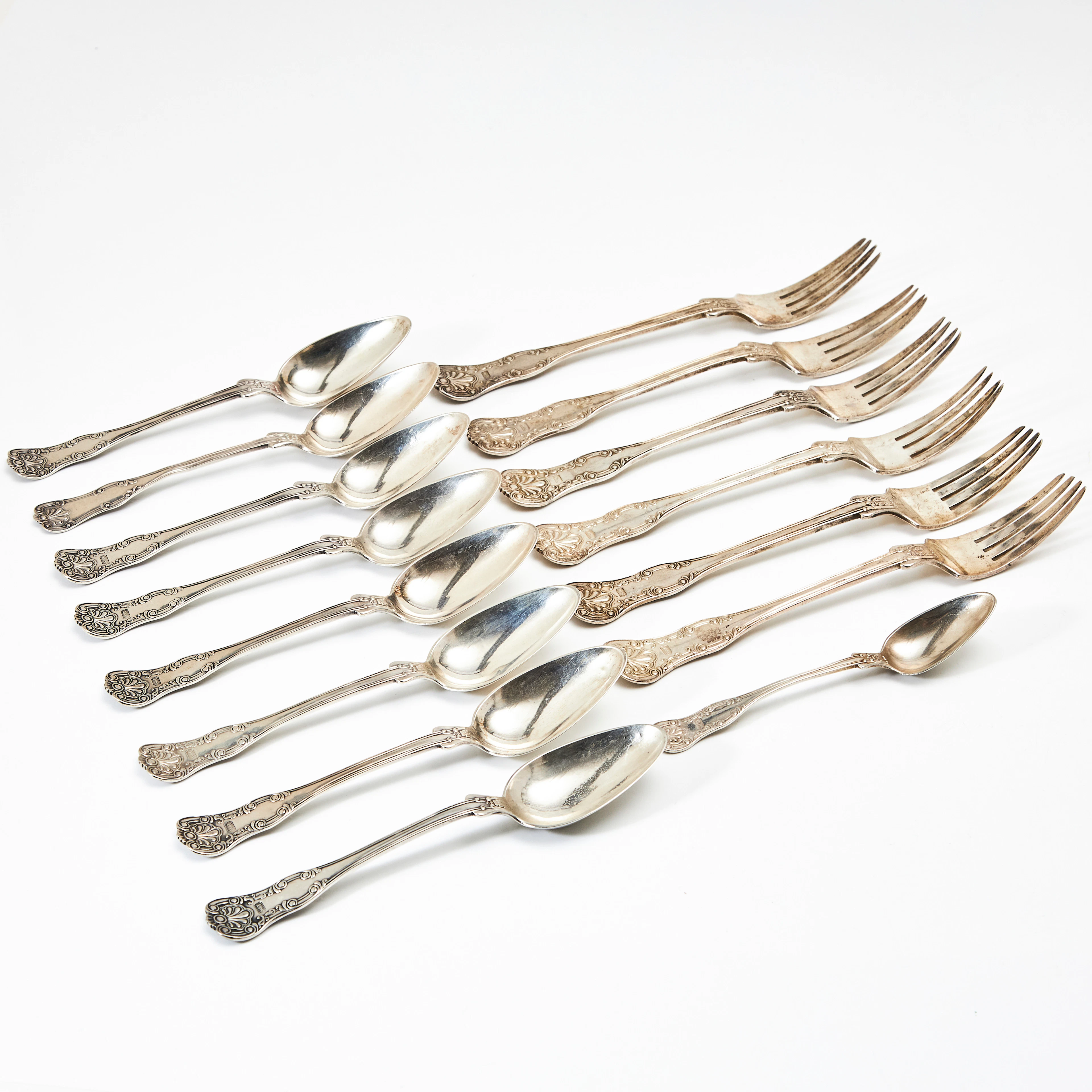 GAFFLAR, SKEDAR, 15 dlr., silver, Hans Georg Vogt (verksam 1823-1854)