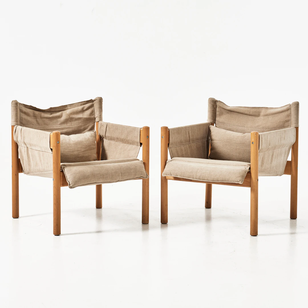 FÅTÖLJER, ett par, Modell "Frej", Christer Blomquist för IKEA, 1970/80-tal.