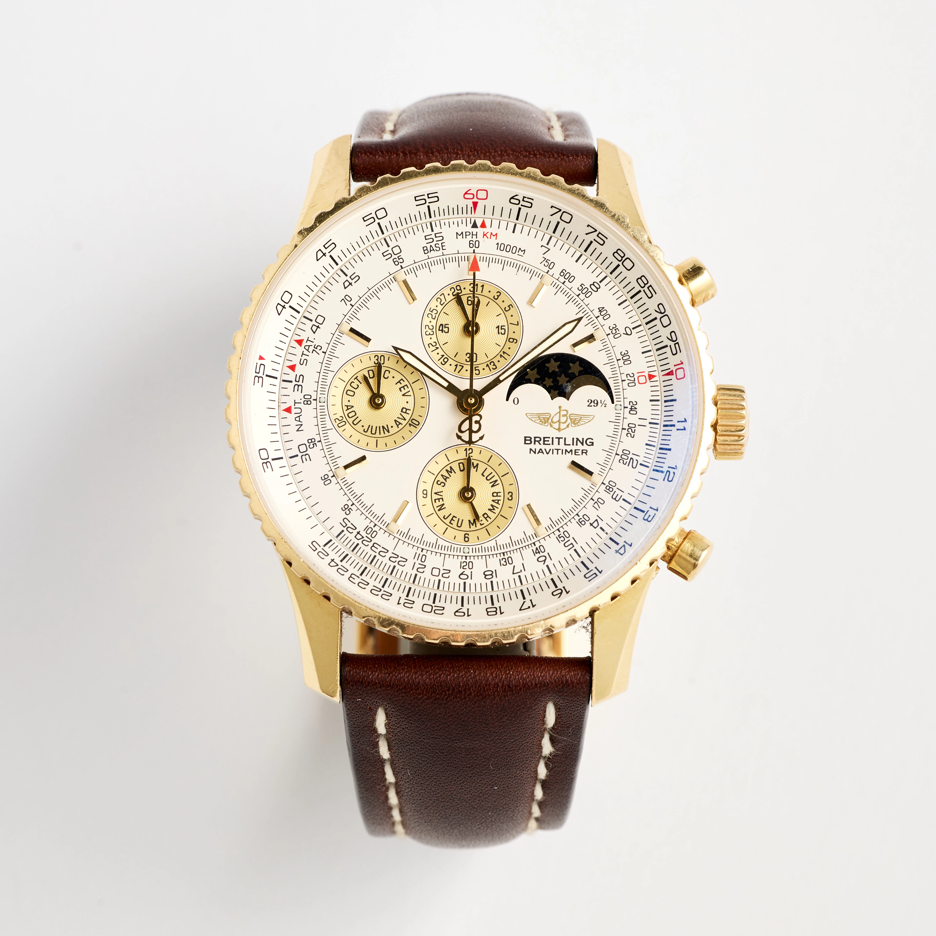 BREITLING, Navitimer Olympus, kronograf, armbandsur, 43 mm, certifikat