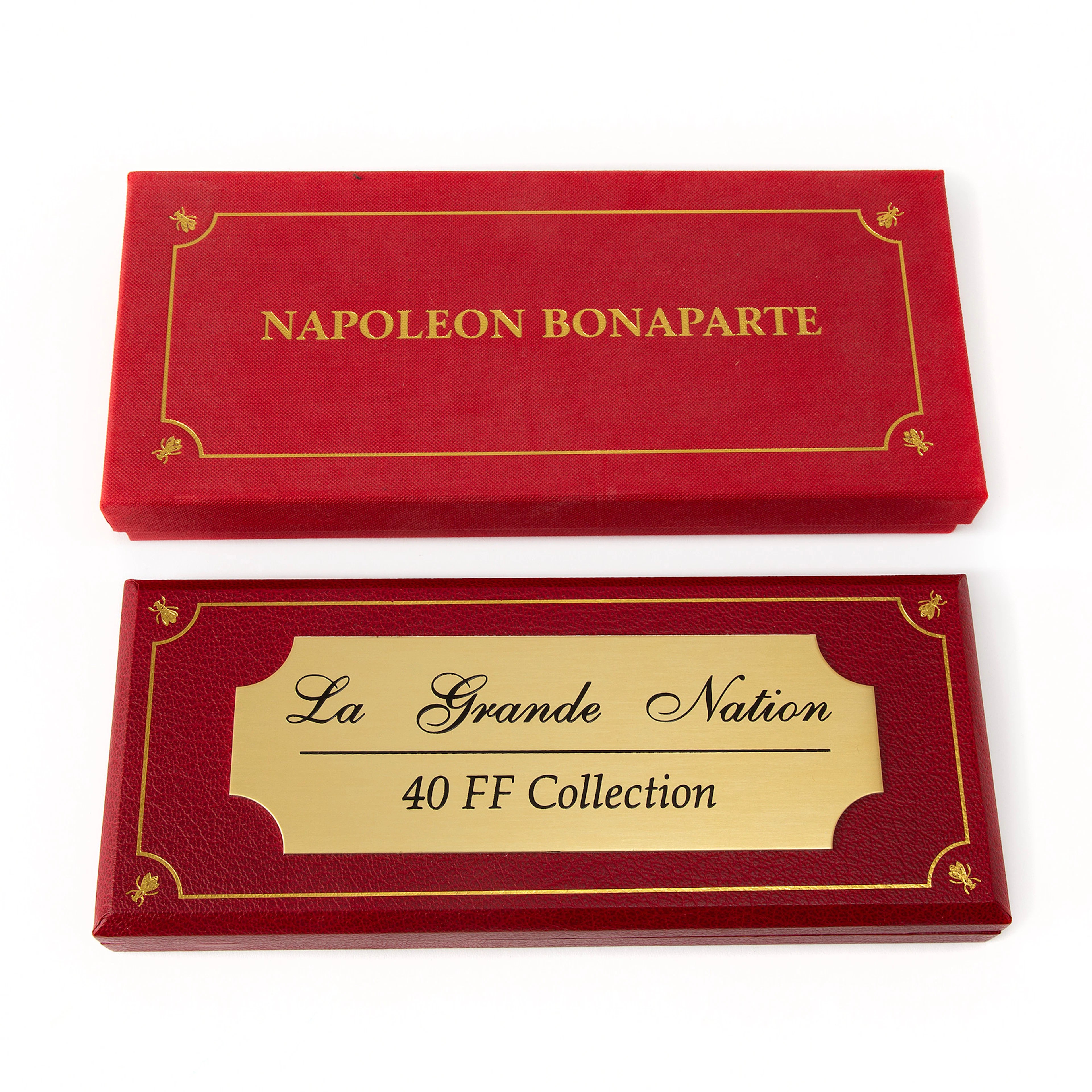 MYNT, 6 st, 21,6K guld, 40 franc, "La Grande Nation 40 FF Collection".