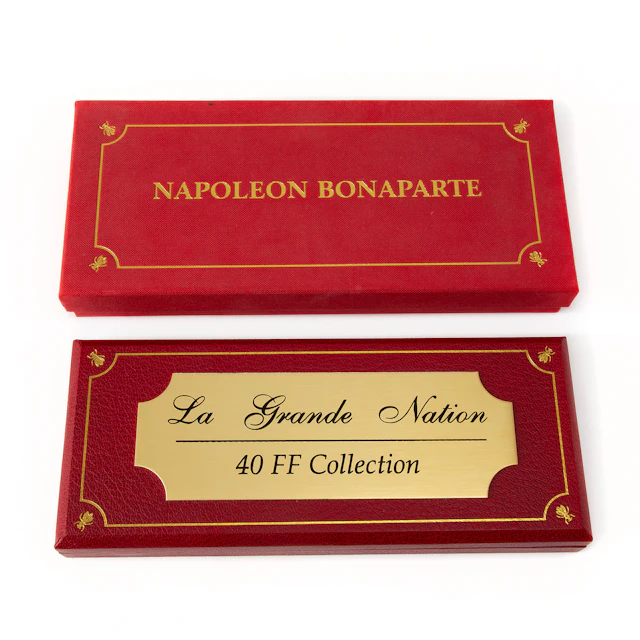 MYNT, 6 st, 21,6K guld, 40 franc, "La Grande Nation 40 FF Collection".