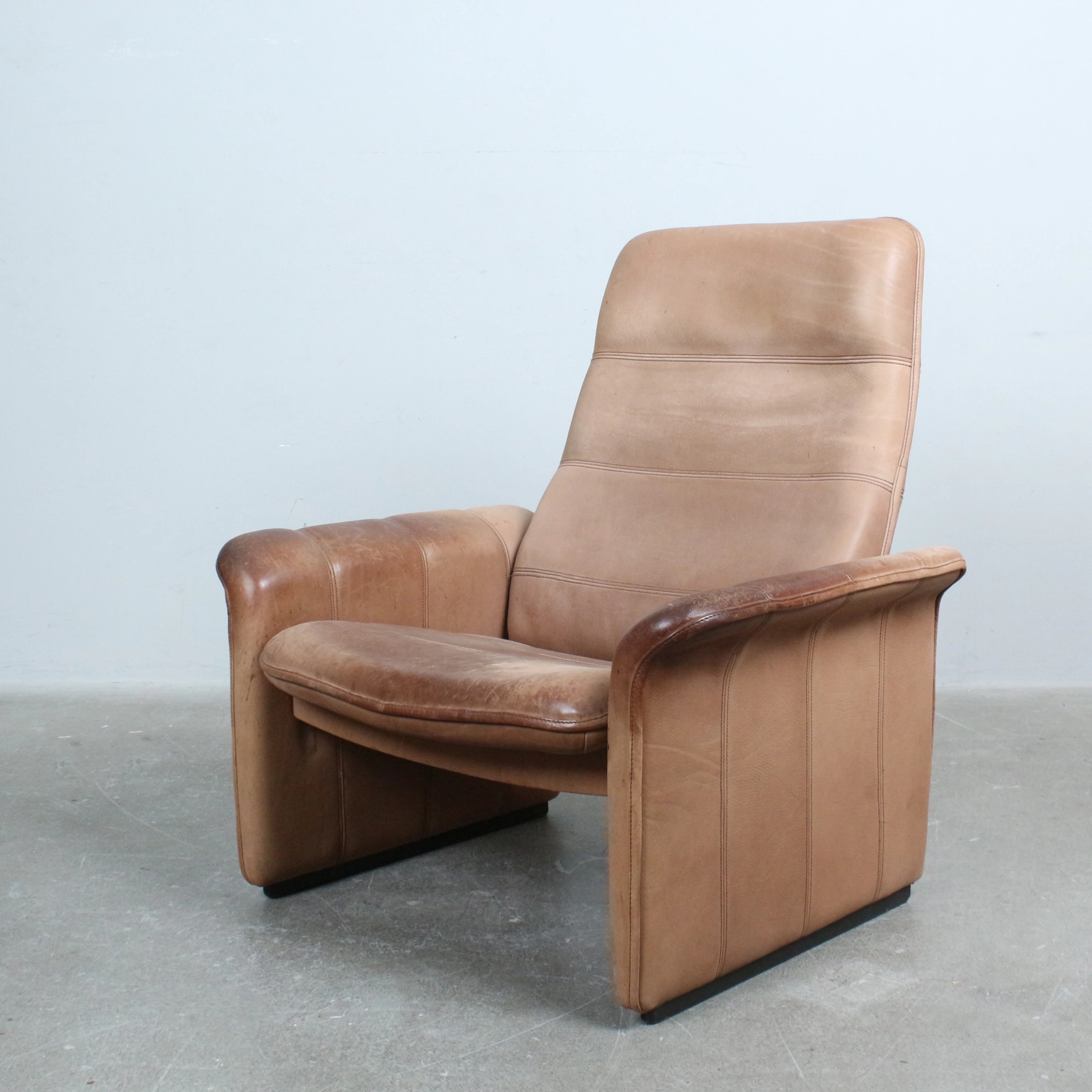 DE SEDE. Sessel, Modell 'DS-50', Leder, Schweiz, 1970er Jahre.