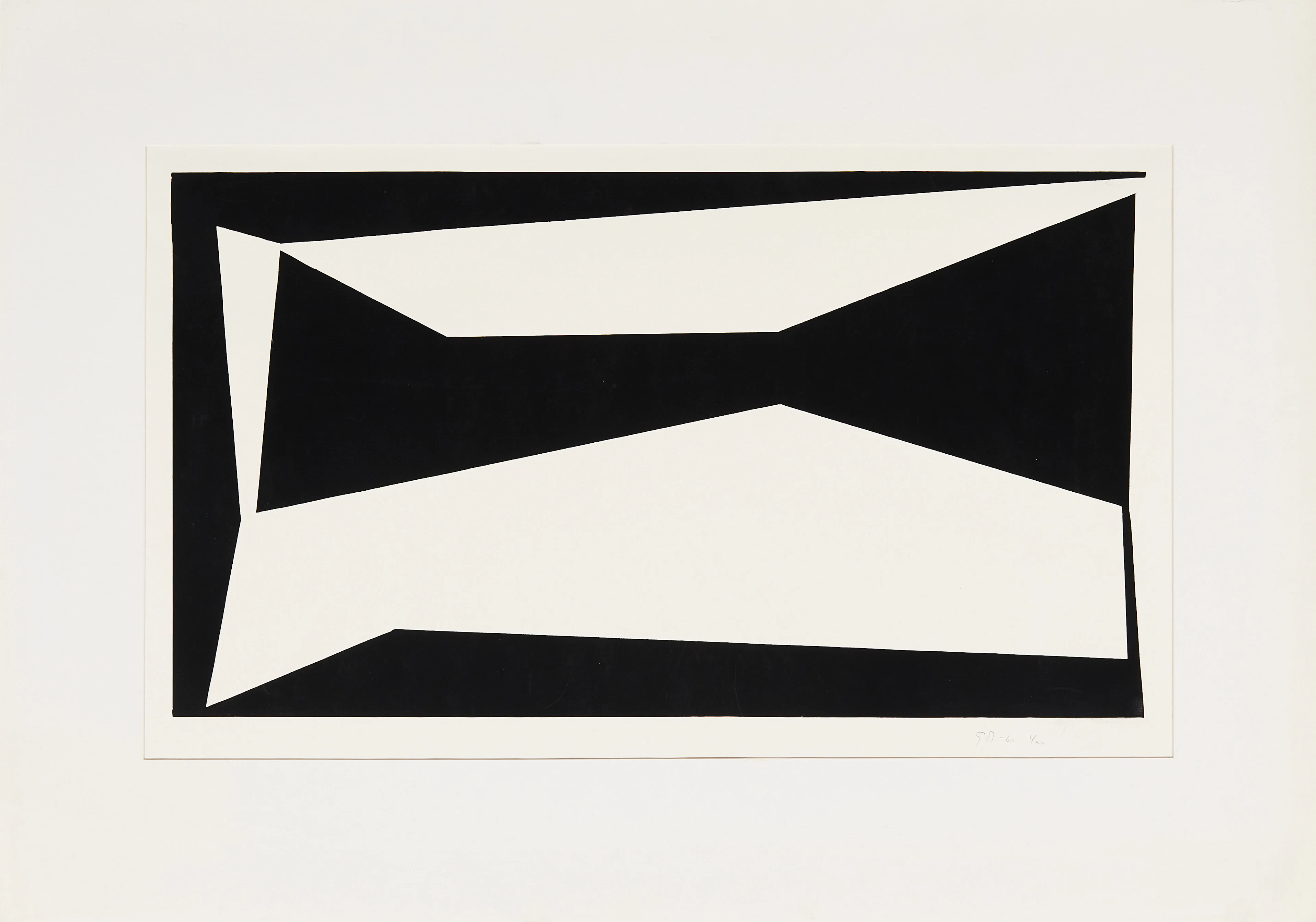 GERT MARCUS (1914-2008). Komposition, litografi.