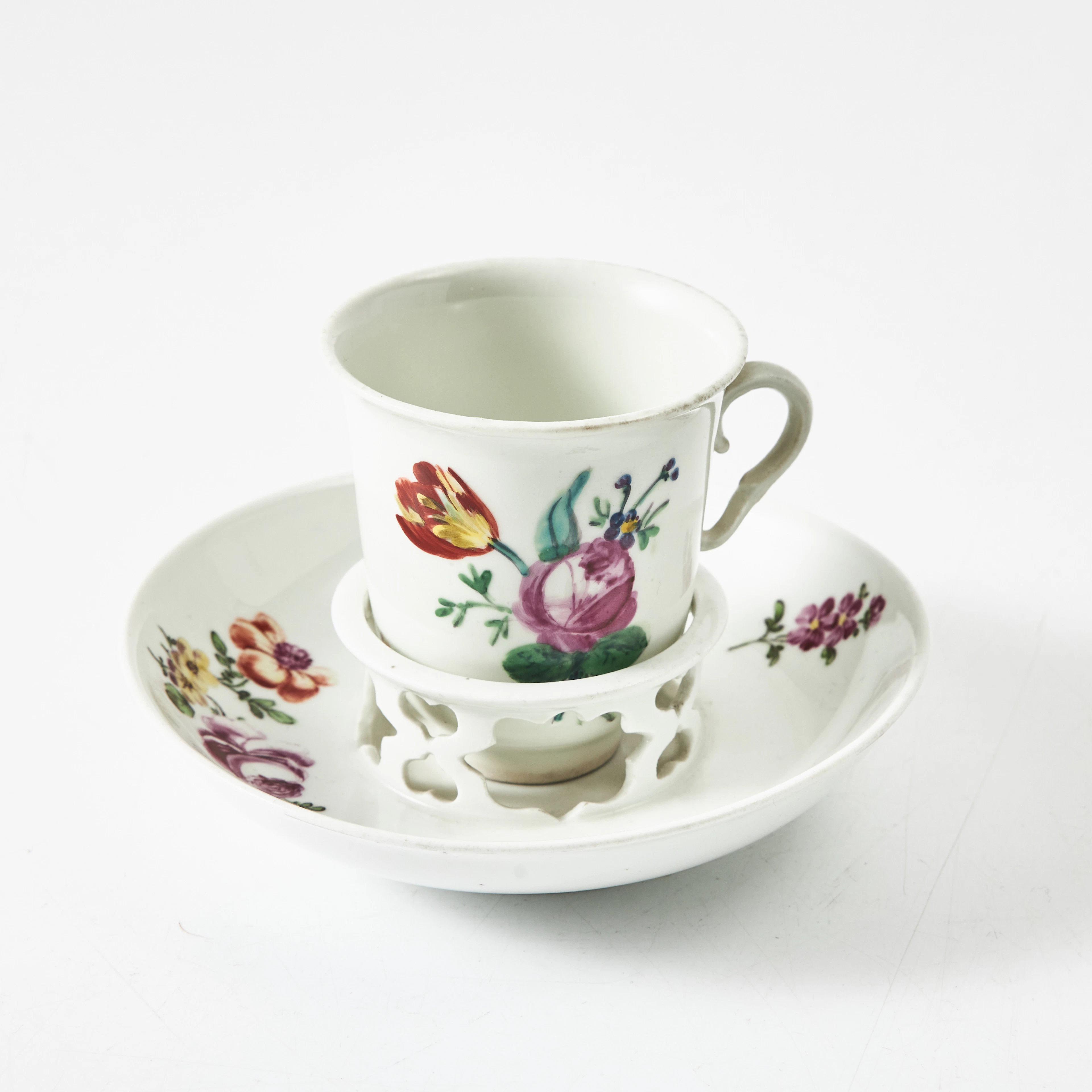 TREMBLEUSE, porslin, Wien 1800-talets början.