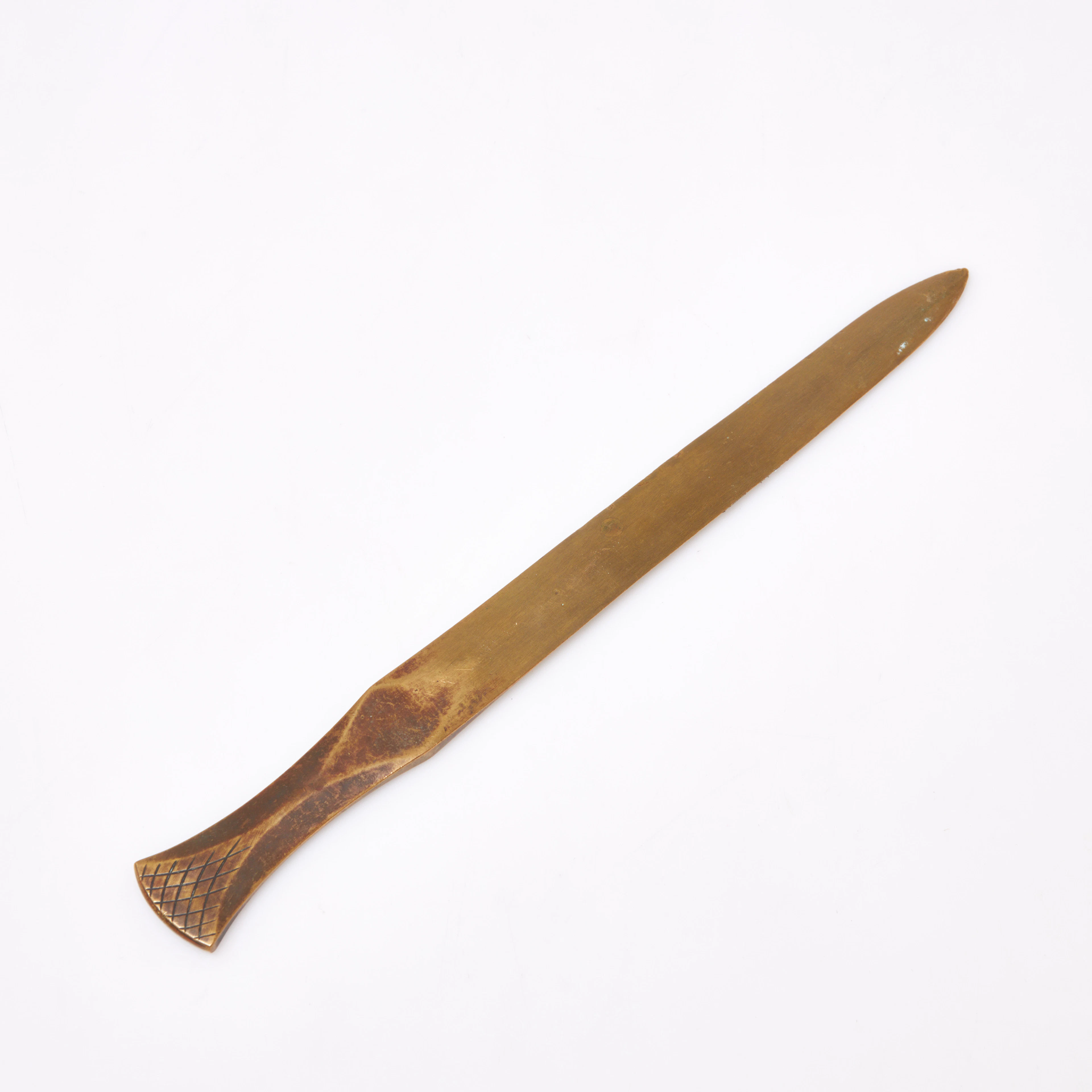 JUST ANDERSEN (1884-1943), Brevkniv av patinerad brons, Just Andersen