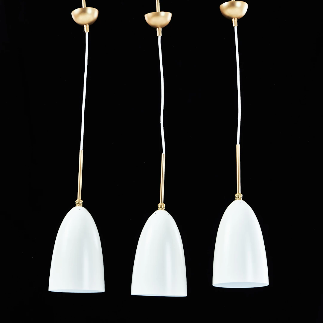 GRETA MAGNUSSON-GROSSMAN. Gräshoppa Pendant, 3st, Gubi, samtida, mässing